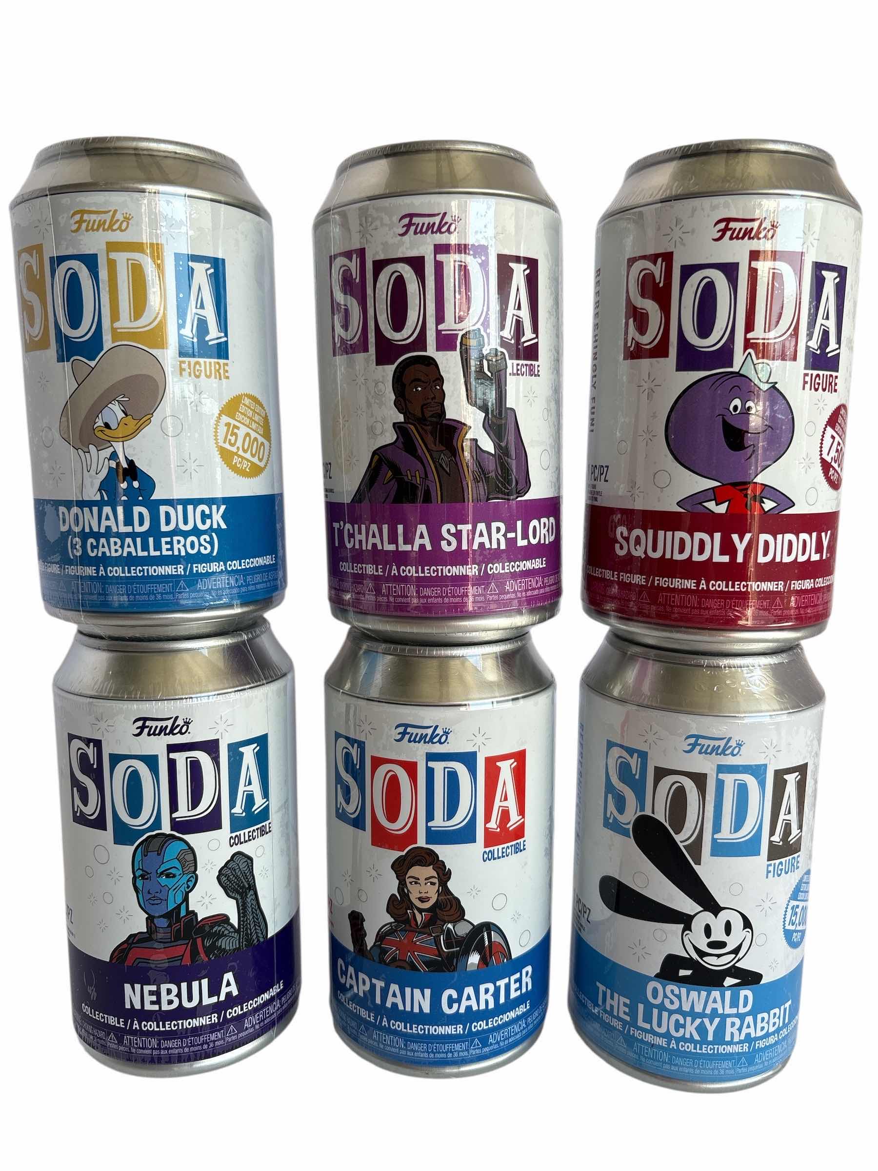 Photo 1 of NIB (6)PCS FUNKO SODA CHARACTER RETAIL $90