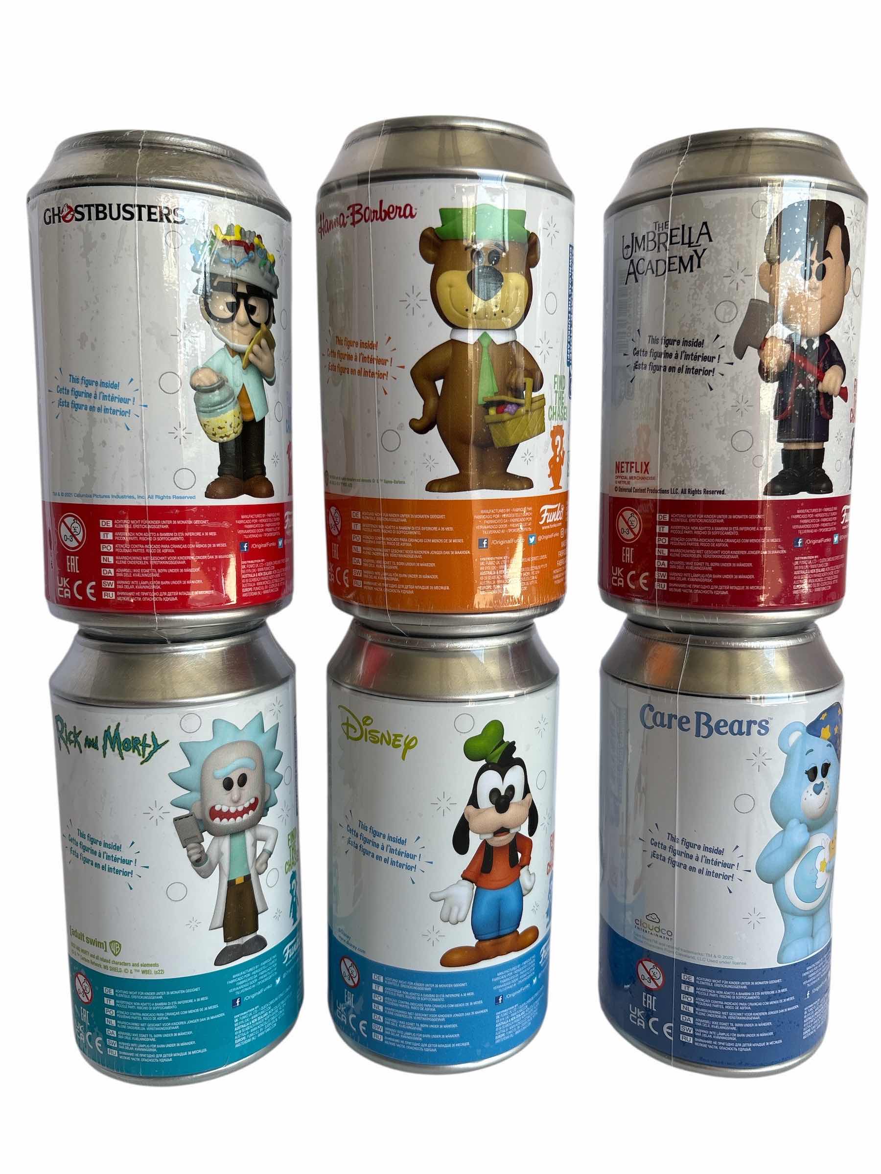 Photo 1 of NIB (6)PCS FUNKO SODA CHARACTER RETAIL $90