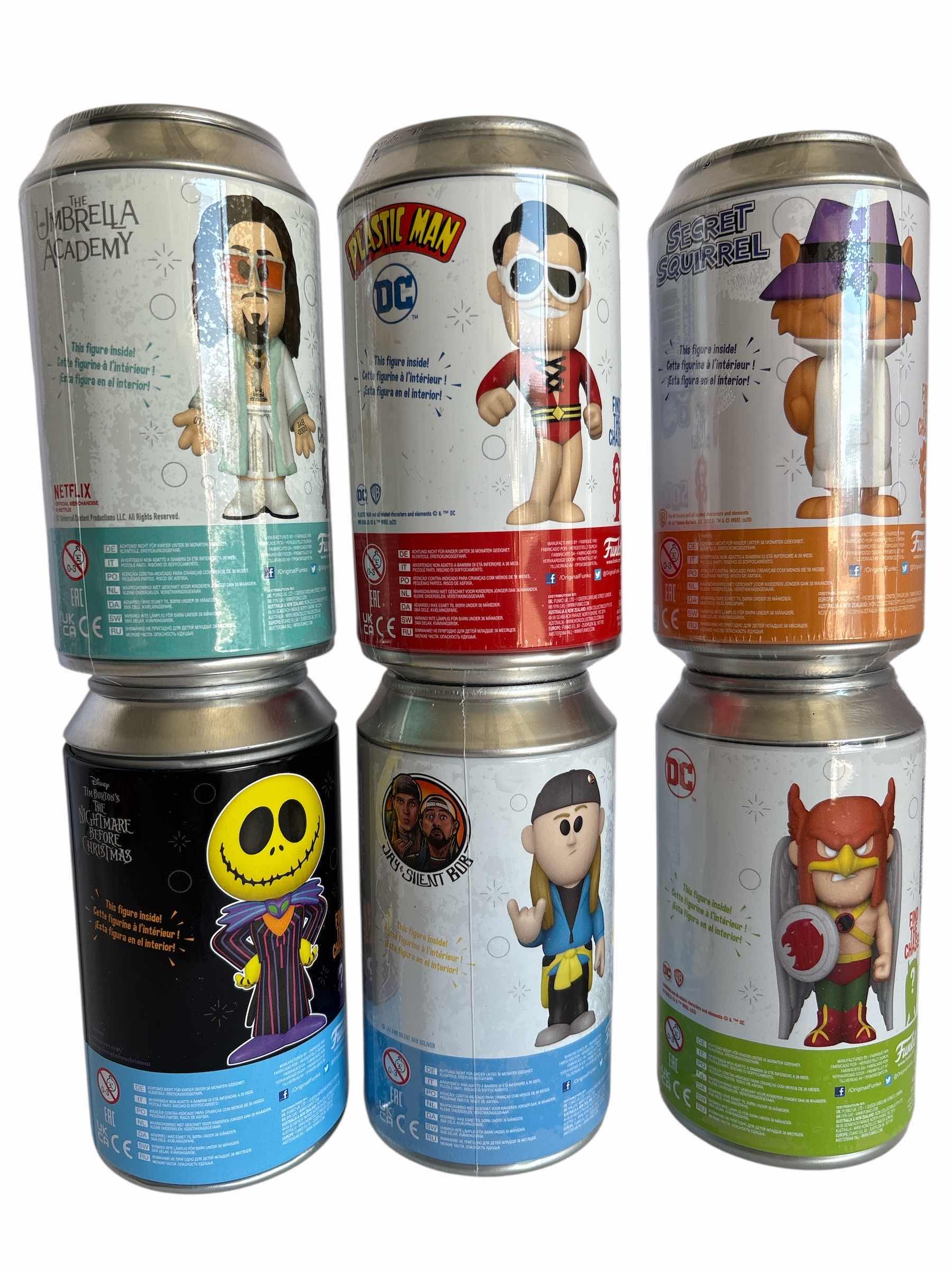 Photo 1 of NIB (6)PCS FUNKO SODA CHARACTER RETAIL $101