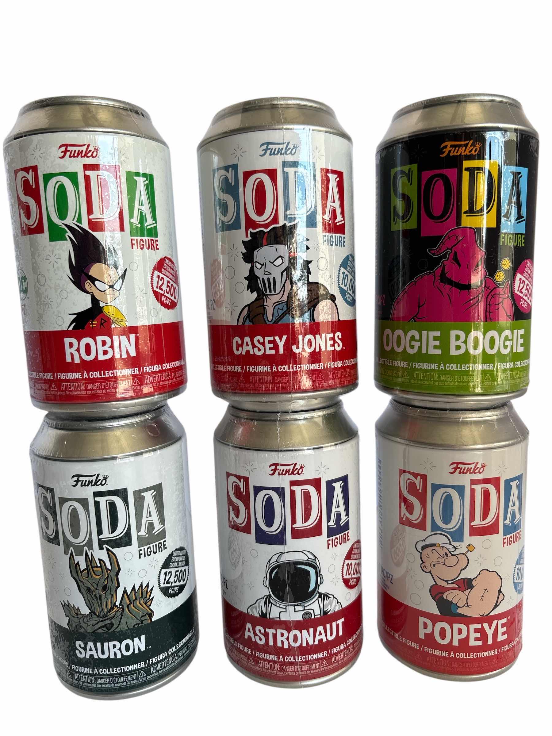 Photo 1 of NIB (6)PCS FUNKO SODA CHARACTER RETAIL $140