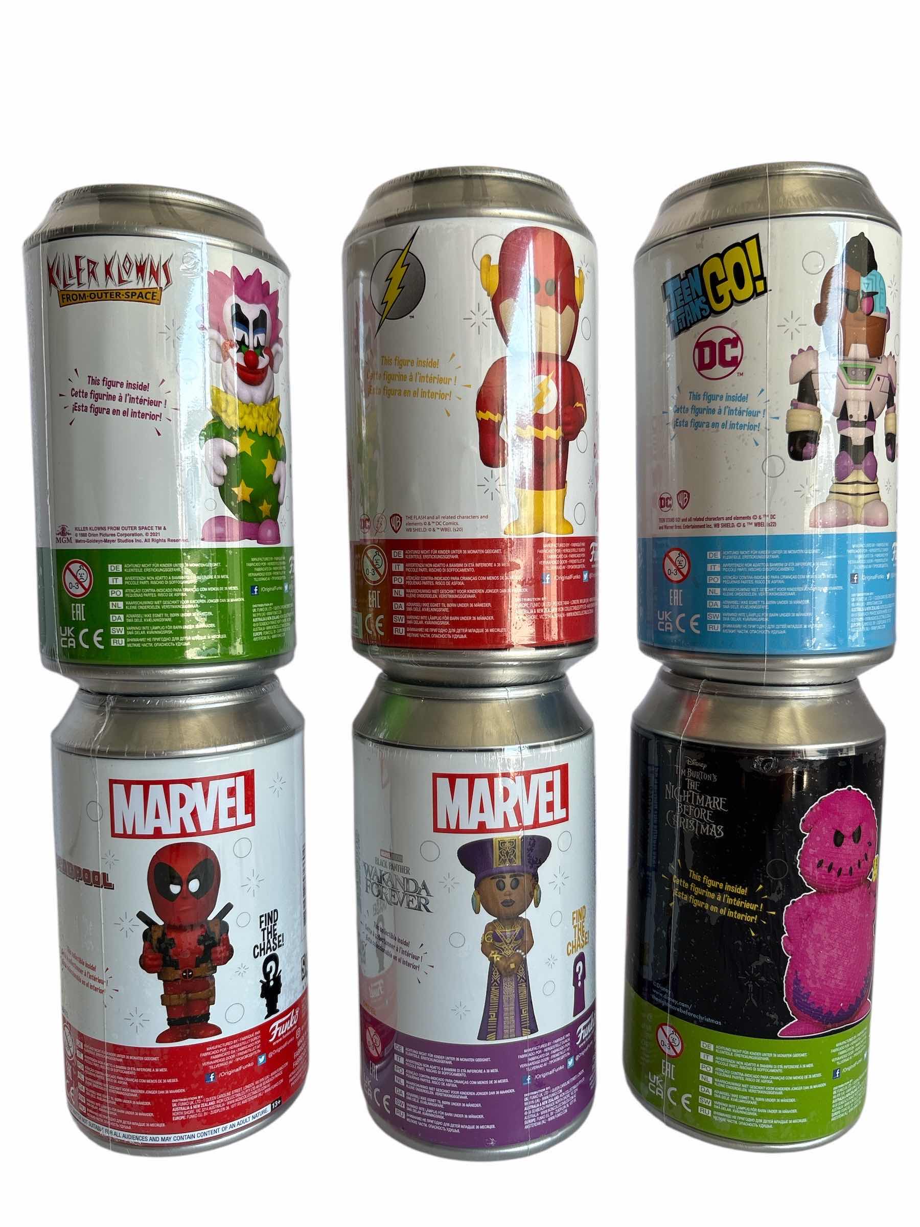 Photo 1 of NIB (6)PCS FUNKO SODA CHARACTER RETAIL $95