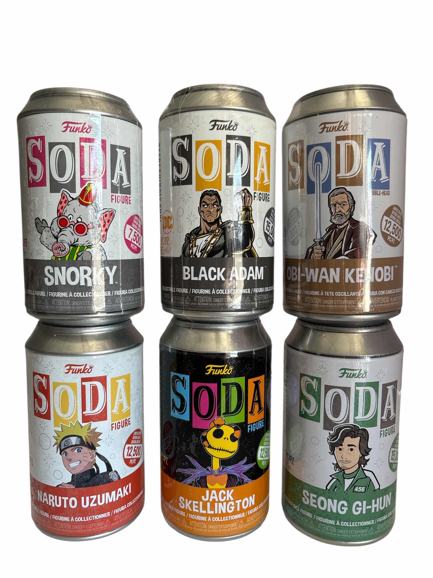Photo 1 of NIB (6)PCS FUNKO SODA CHARACTER RETAIL $97