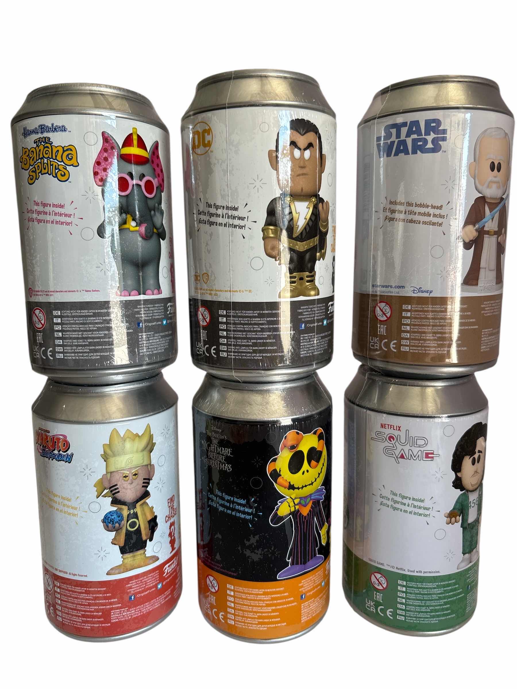 Photo 1 of NIB (6)PCS FUNKO SODA CHARACTER RETAIL $97