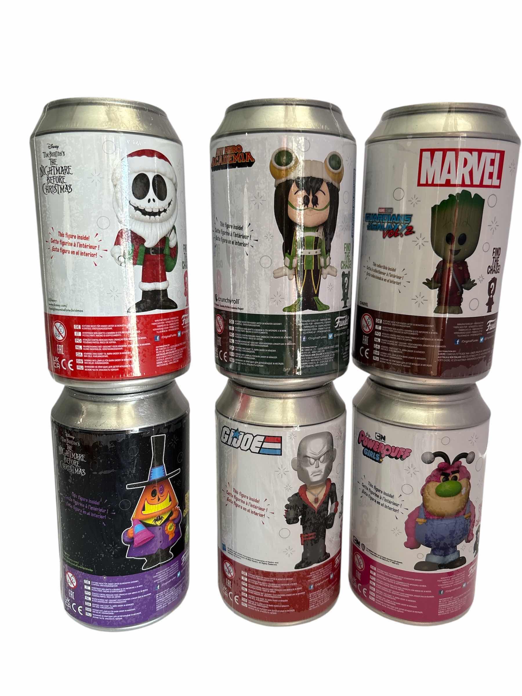 Photo 1 of NIB (6)PCS FUNKO SODA CHARACTER RETAIL $121