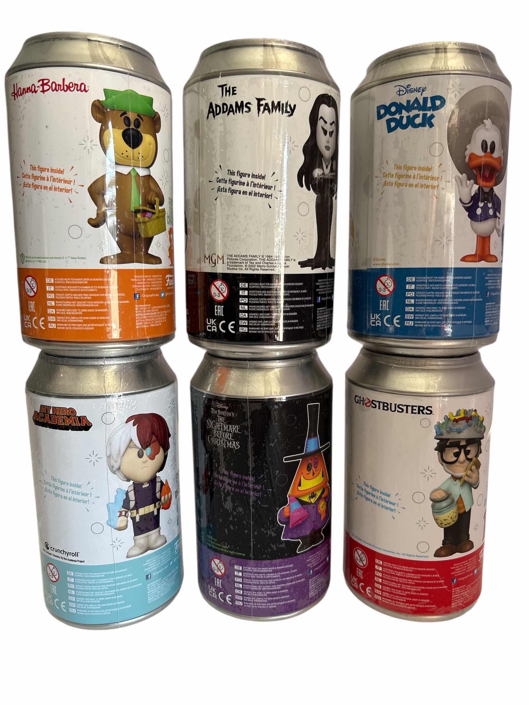 Photo 1 of NIB (6)PCS FUNKO SODA CHARACTER $114