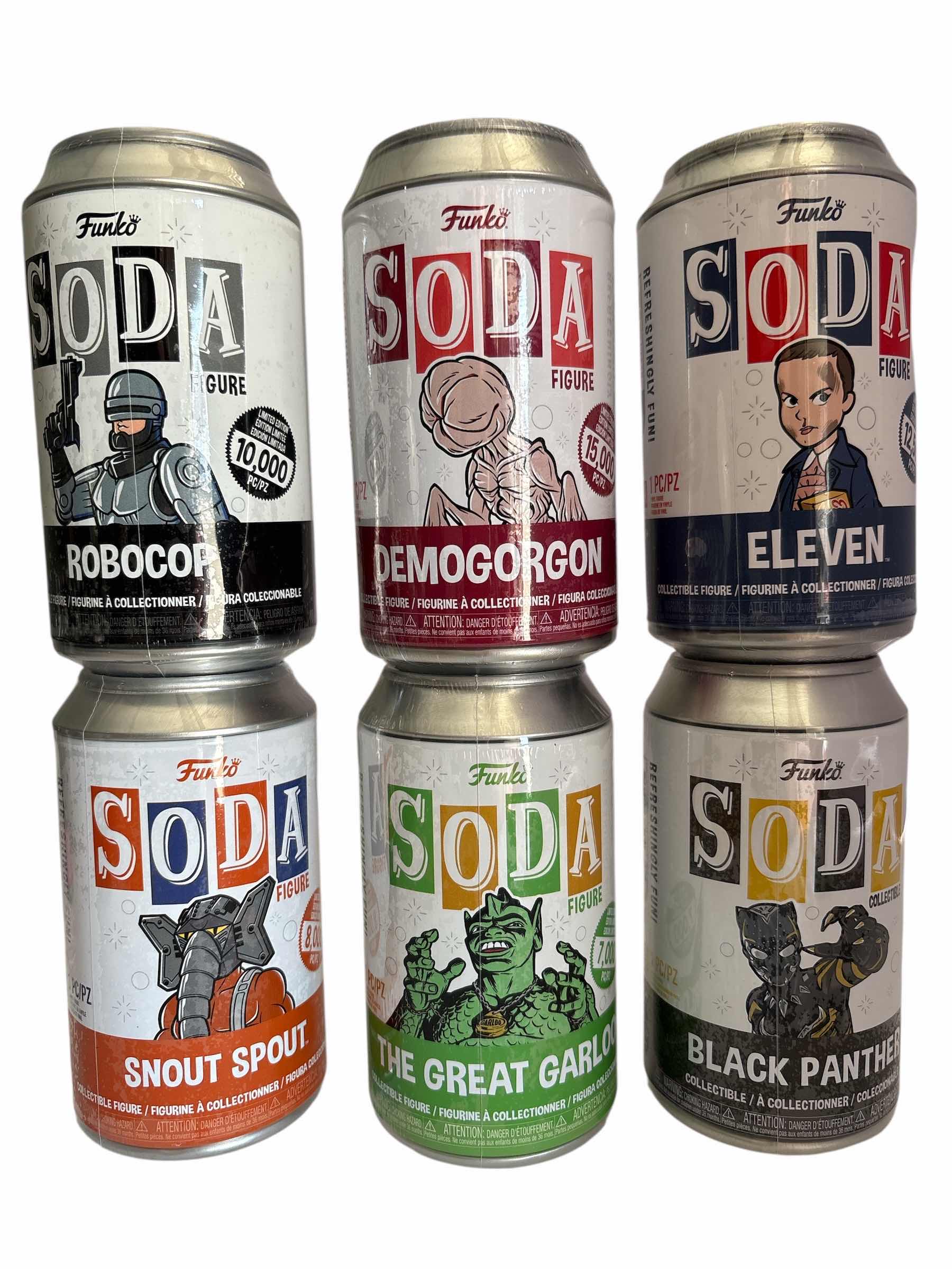 Photo 1 of NIB (6)PCS FUNKO SODA CHARACTER RETAIL $92