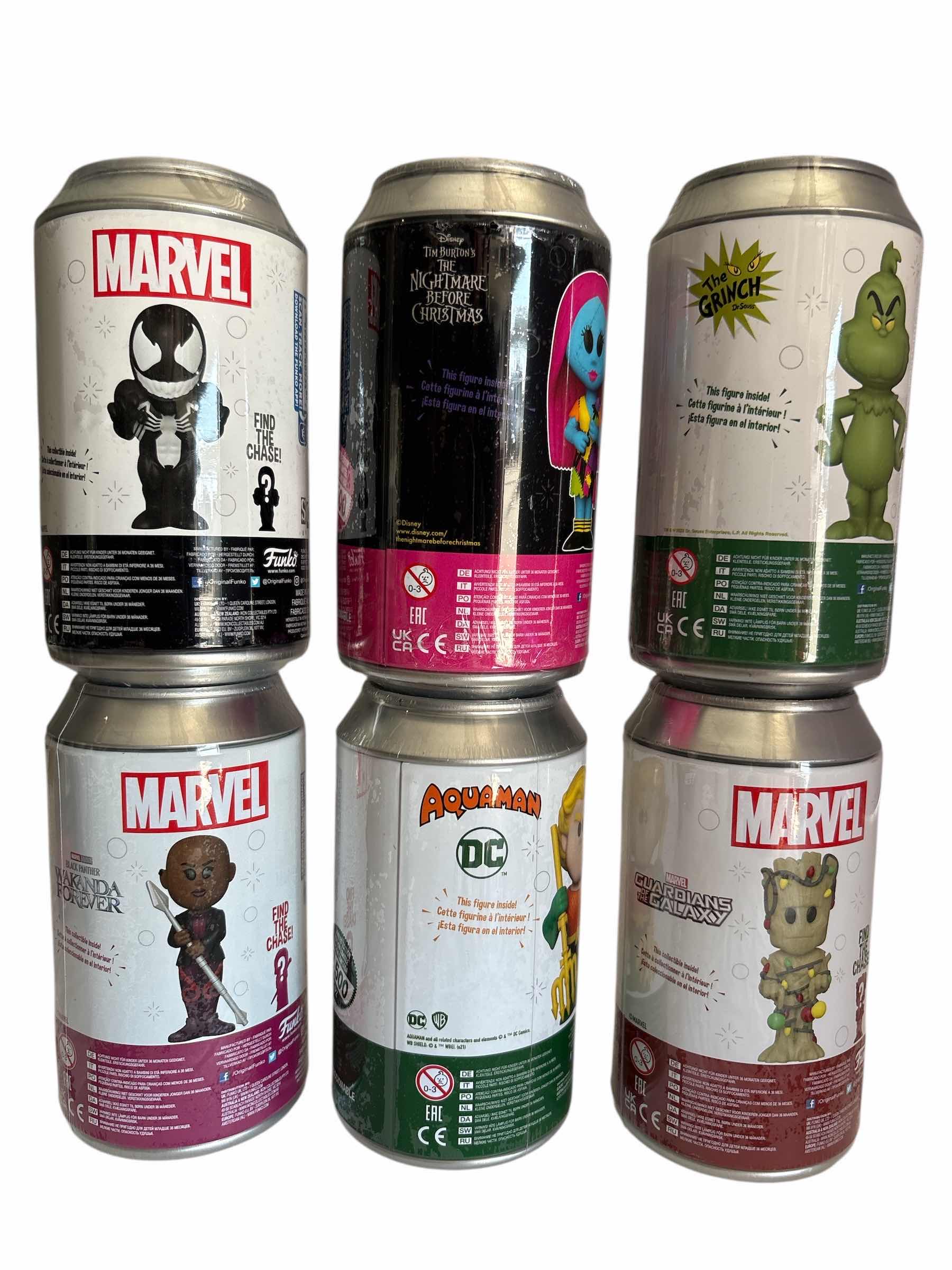 Photo 1 of NIB (6)PCS FUNKO SODA CHARACTER RETAIL $122