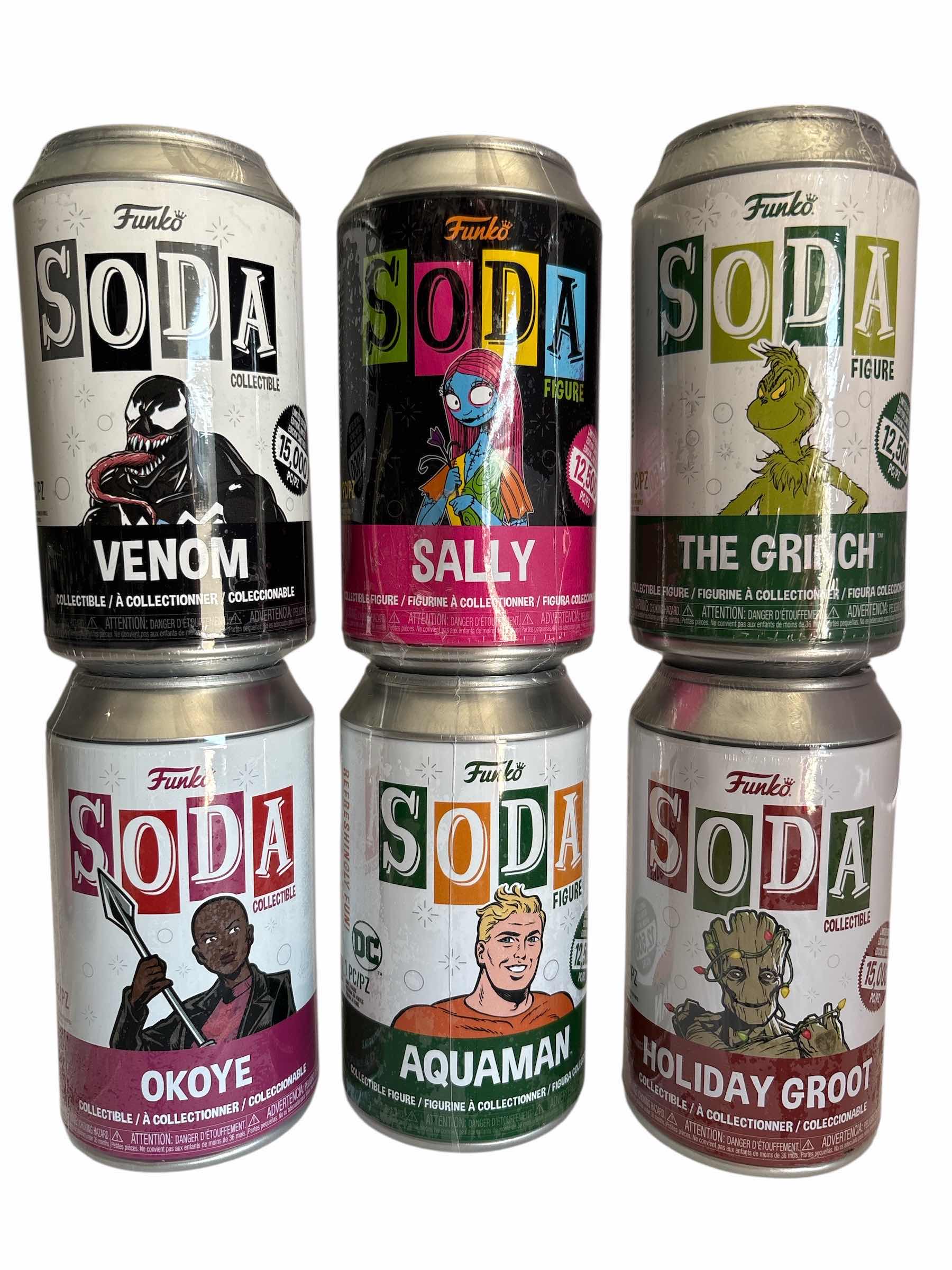 Photo 1 of NIB (6)PCS FUNKO SODA CHARACTER RETAIL $122