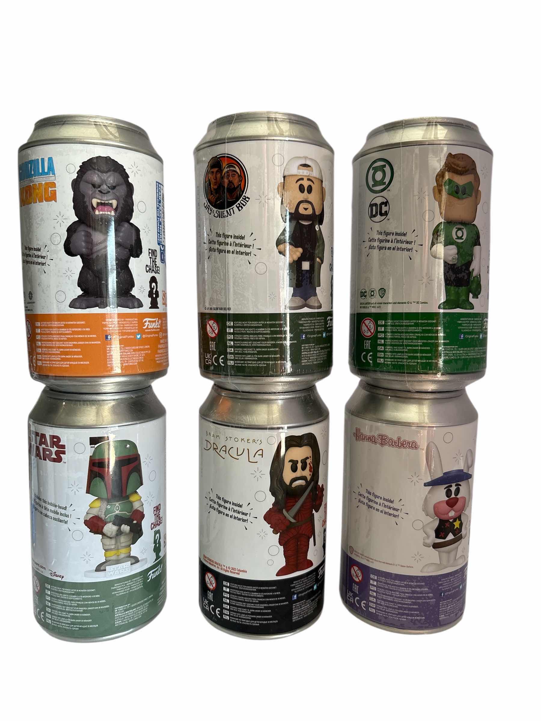 Photo 1 of NIB (6)PCS FUNKO SODA CHARACTER RETAIL $90