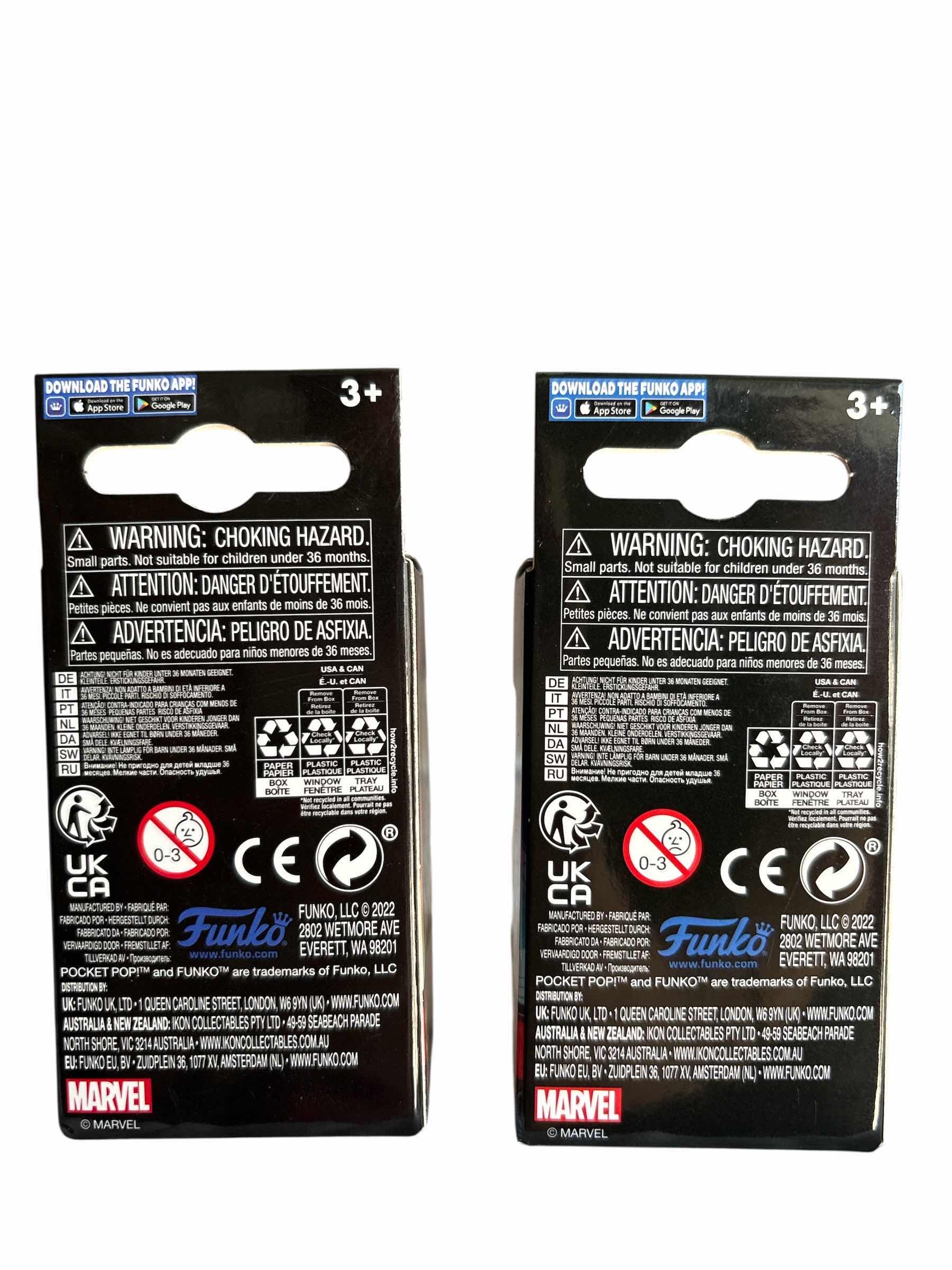 Photo 1 of NIB (2)PCS FUNKO POCKET POP DOCTOR STRANGE KEYCHAIN RETAIL $30