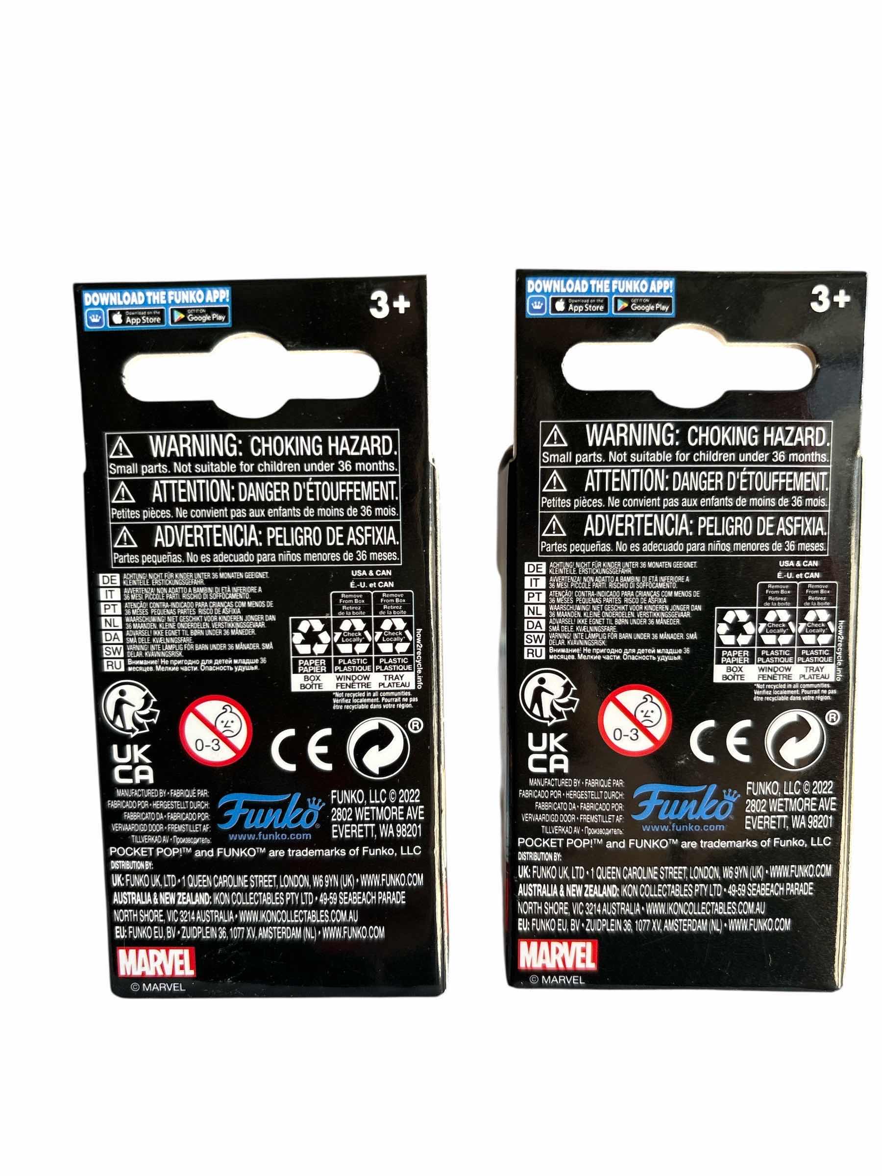 Photo 1 of NIB (2)PCS FUNKO POCKET POP DOCTOR STRANGE KEYCHAIN RETAIL $34