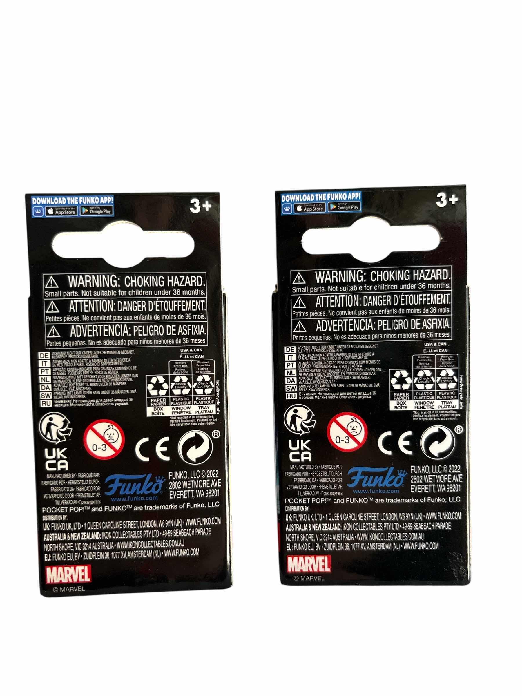 Photo 1 of NIB (2)PCS FUNKO POCKET POP DOCTOR STRANGE KEYCHAIN RETAIL $30