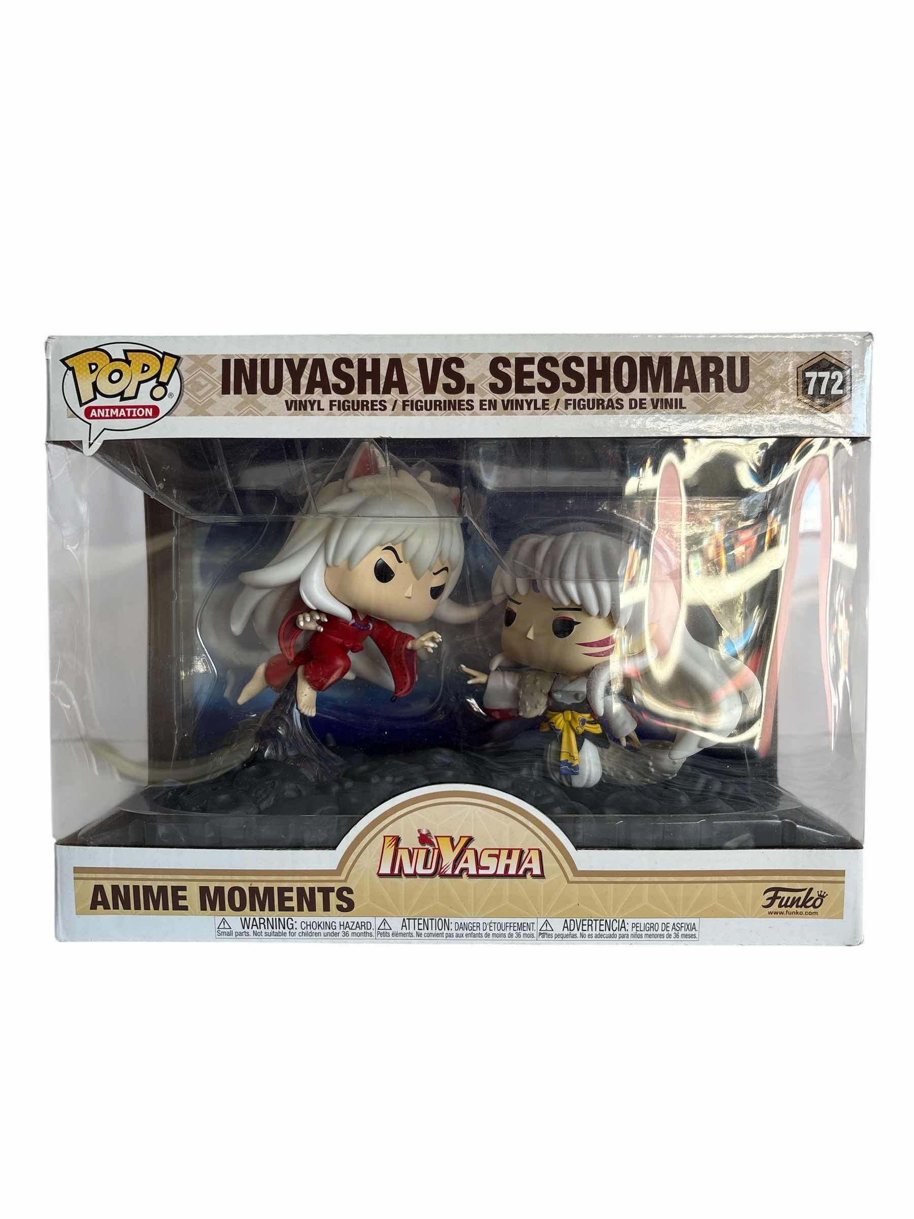 Photo 1 of NIB FUNKO POP ANIME MOMENTS INUYASHA VS. SESSHOMARU