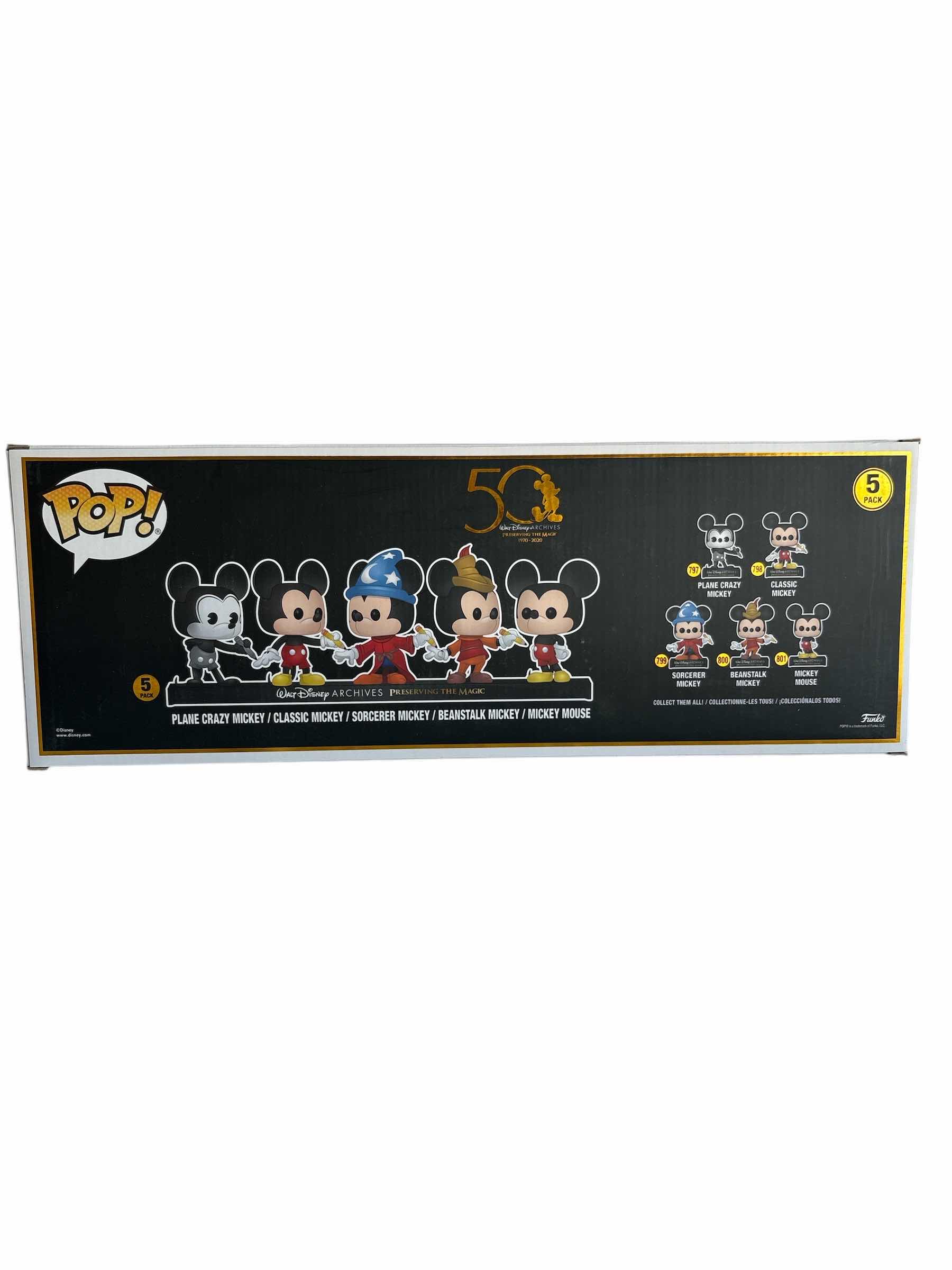 Photo 1 of NIB FUNKO POP 5-PACK MICKEY MOUSE RETAIL $75
