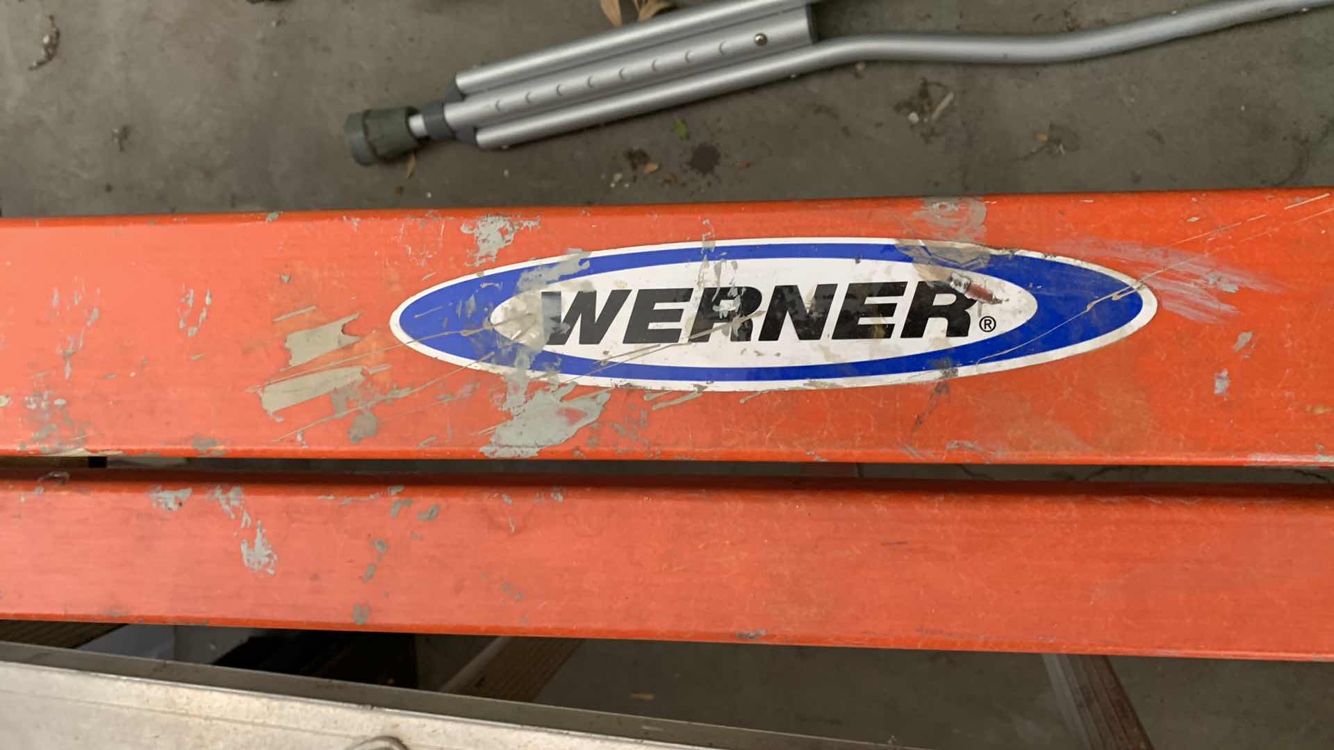 Photo 1 of WERNER 12 FOOT FIBERGLASS LADDER