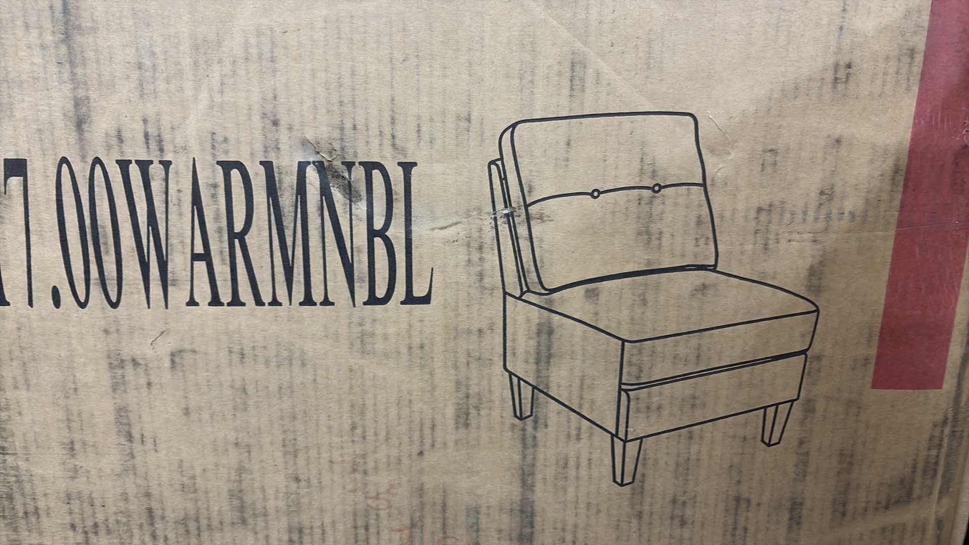 Photo 1 of NAVY BLUE INDOOR CLUB CHAIR
