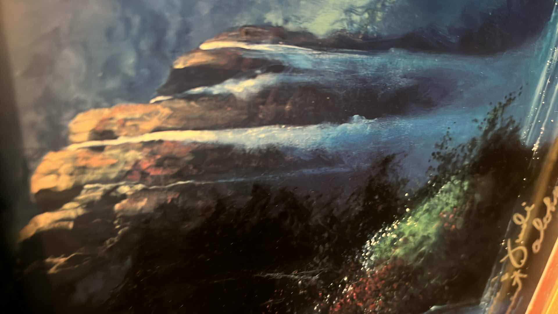 Photo 1 of AUTOGRAPHED JAMES COLEMAN ORIGINAL OIL PAINTING 16” X 14”