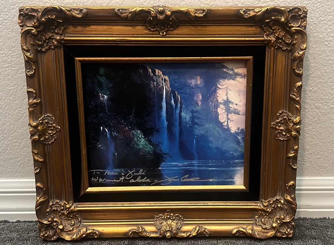 Photo 1 of AUTOGRAPHED JAMES COLEMAN ORIGINAL OIL PAINTING 16” X 14”