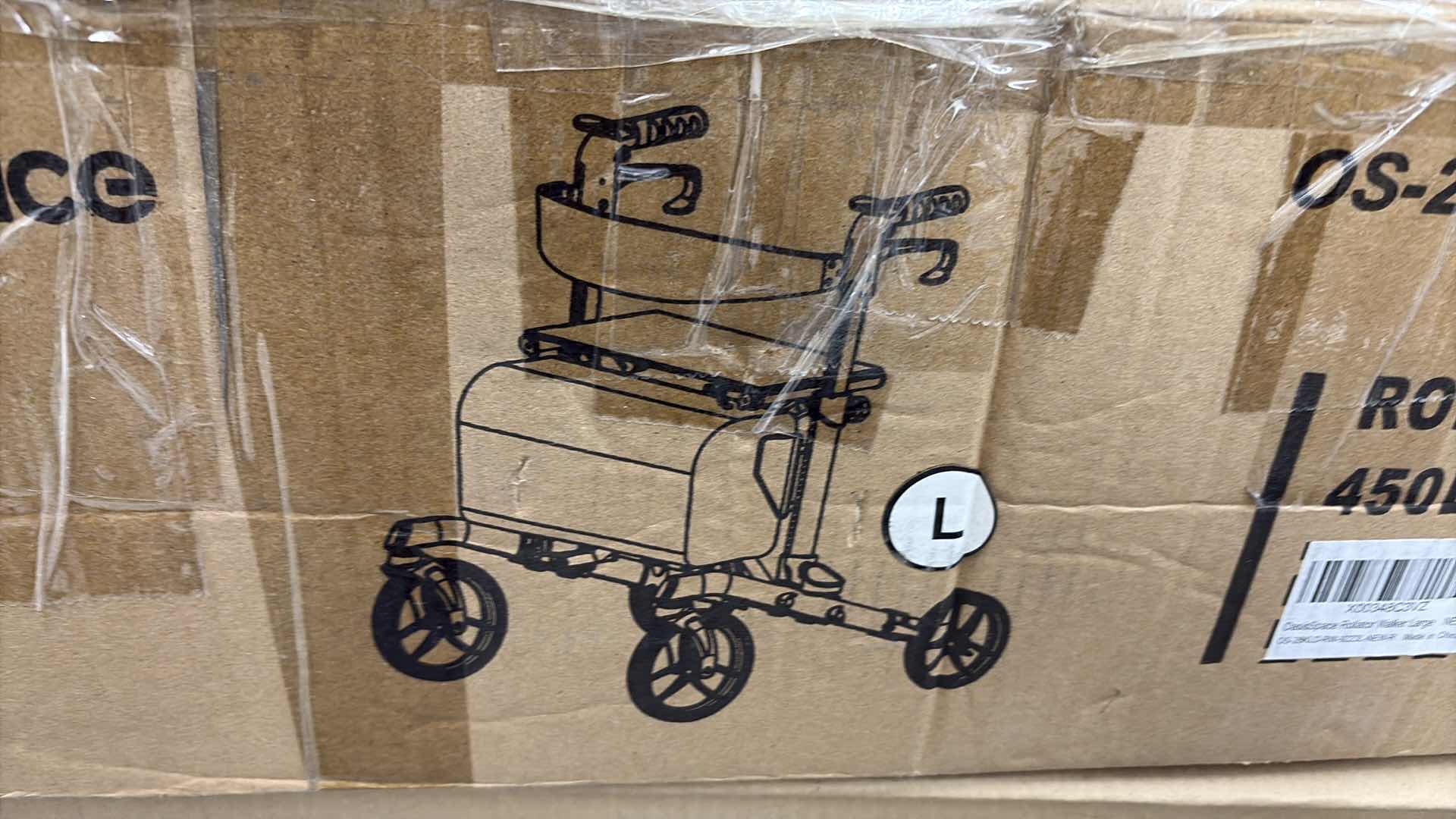 Photo 1 of ROLLATOR WALKER 450LBS RED