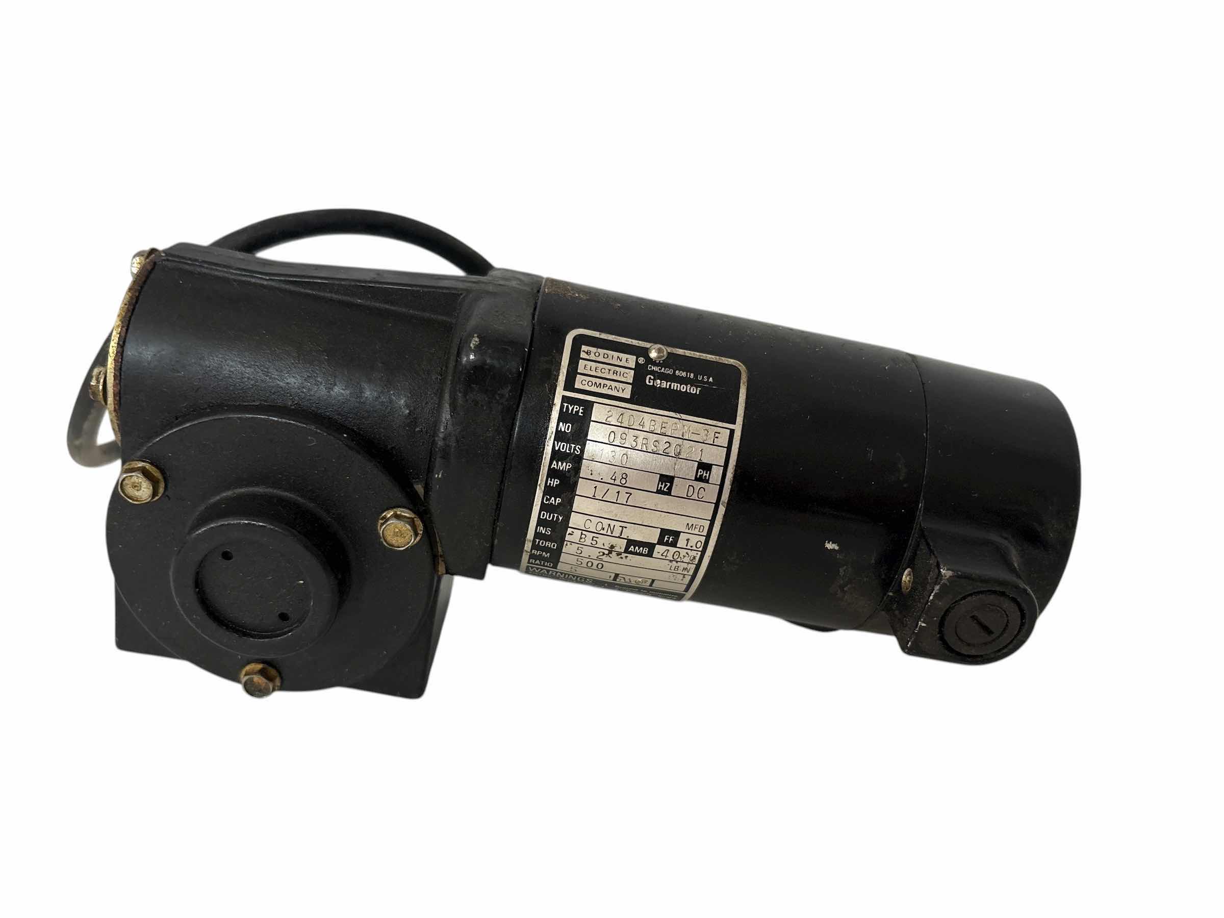 Photo 1 of BODINE GEAR MOTOR 24D4BEPM-3F