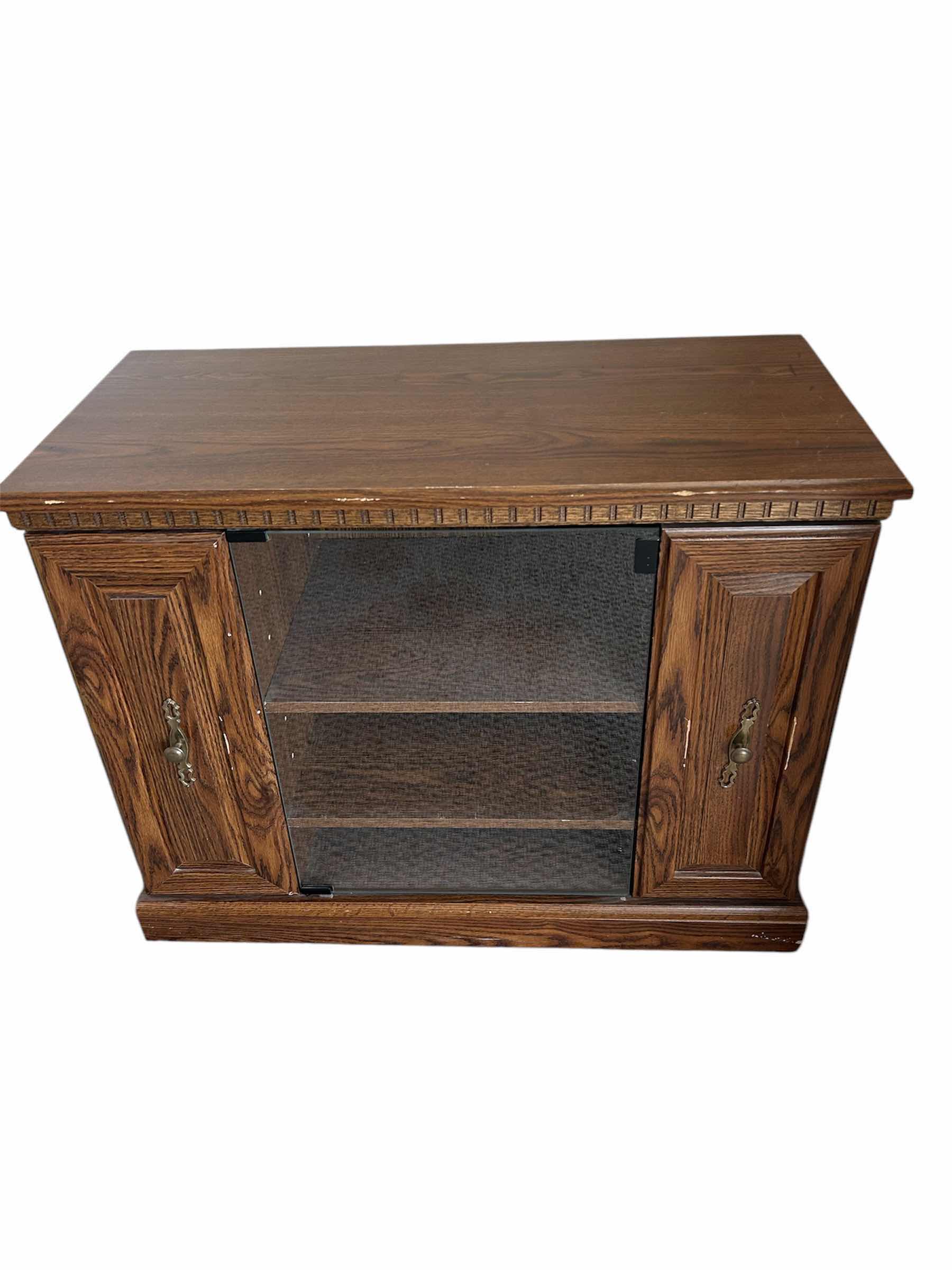 Photo 1 of WOOD TV CONSOLE 35” X 16” H 27”