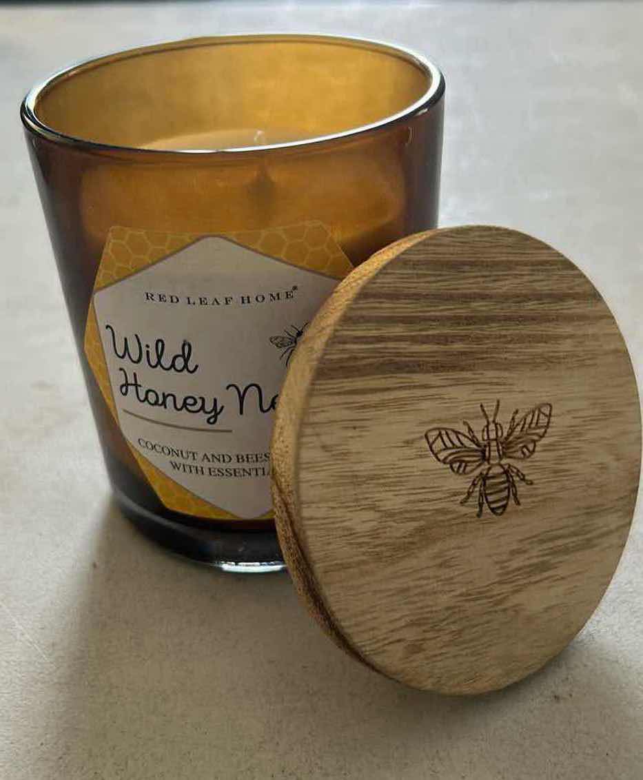Photo 1 of TED LEAF HOME 1- WICK CANDLE 11oz “ WILD HONEY NECTAR “