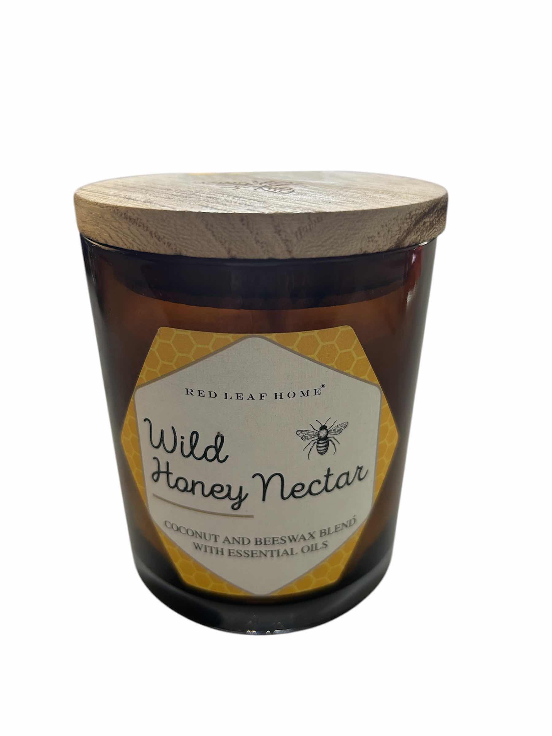 Photo 1 of TED LEAF HOME 1- WICK CANDLE 11oz “ WILD HONEY NECTAR “