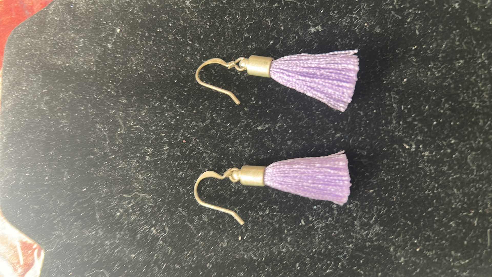 Photo 1 of 2- HAND MADE TASSEL EARRINGS