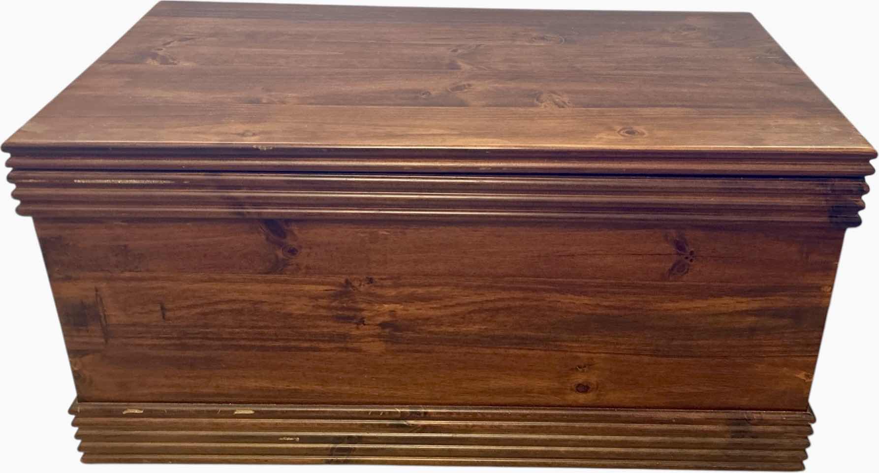 Photo 1 of VINTAGE  WOOD HOPE CHEST 3’ x 20” x H18 1/4”