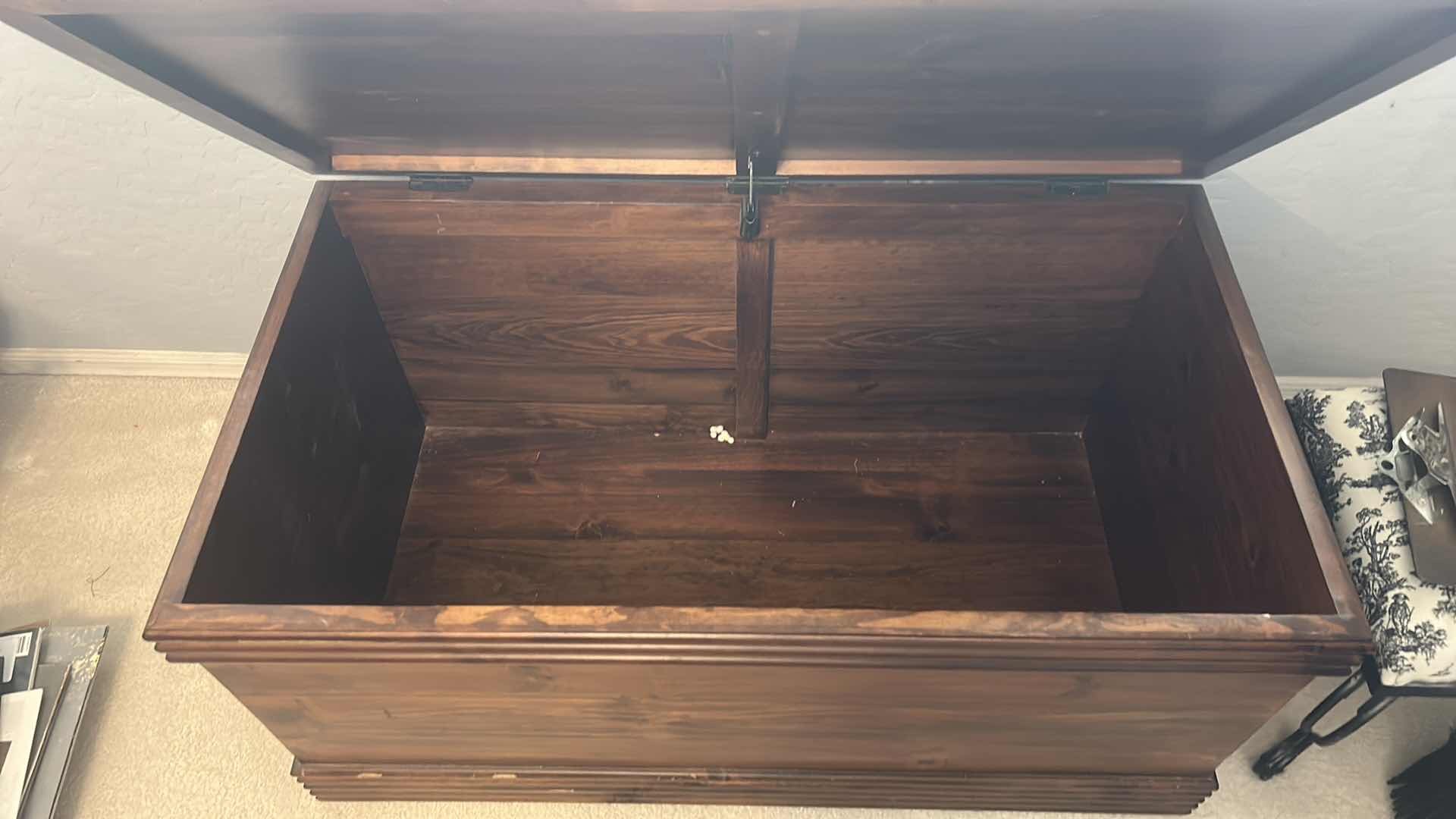 Photo 1 of VINTAGE  WOOD HOPE CHEST 3’ x 20” x H18 1/4”