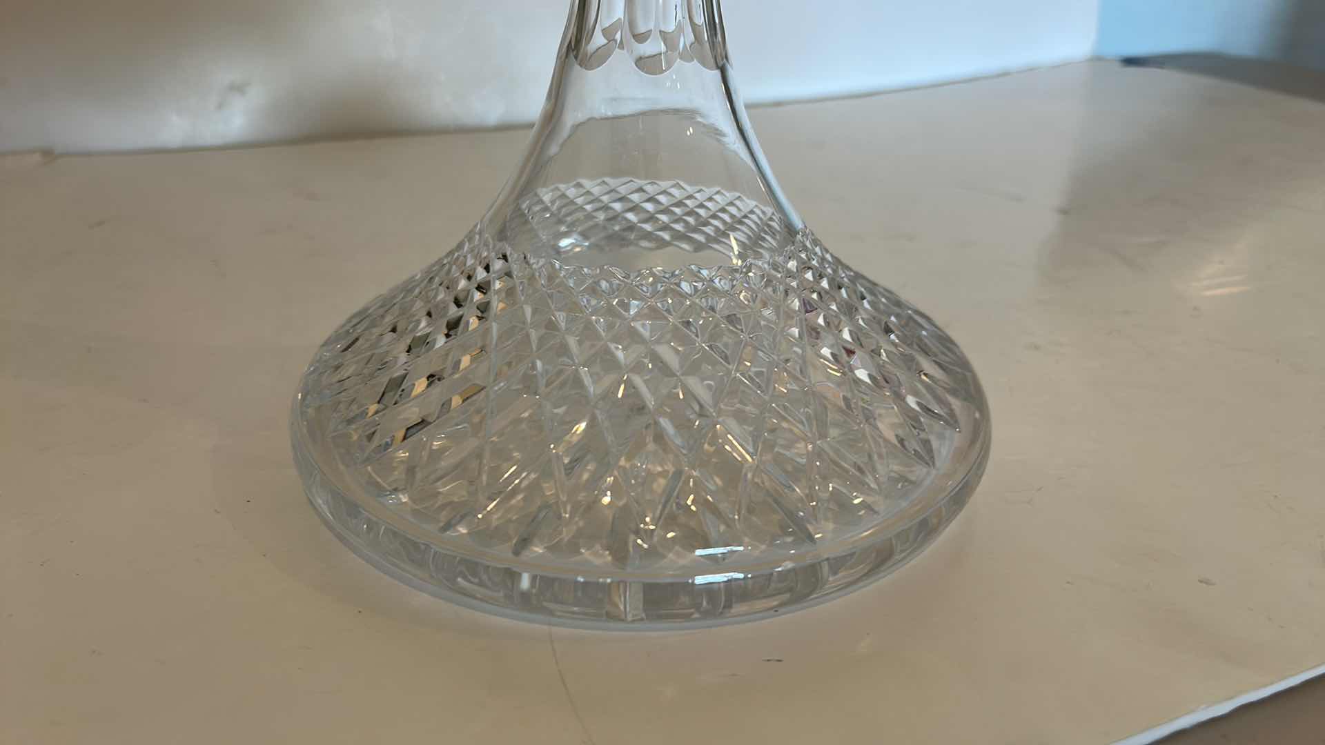 Photo 1 of CUT CRYSTAL DECANTER H11.5”