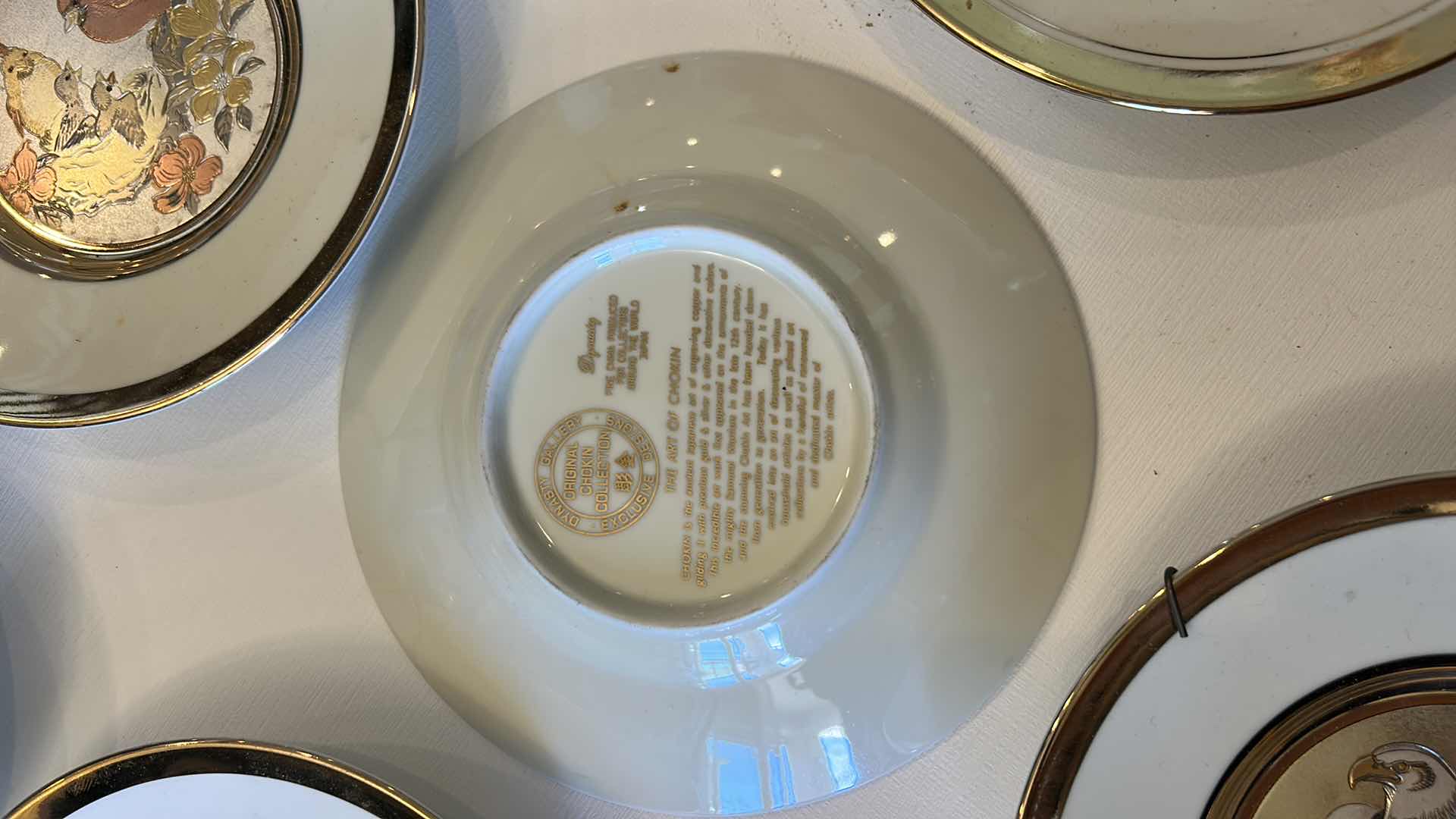 Photo 1 of 11 FINE CHINA, THE ART OF CHOKIN” ETCHING PURE COPPER & GILDING IT WITH SILVER AND GOLD