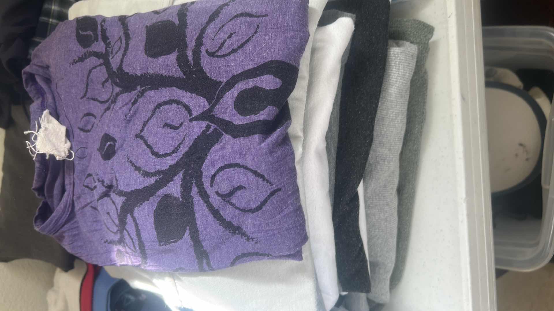 Photo 1 of MENS & WOMENS  TOPS MOSTLY SIZE LARGE