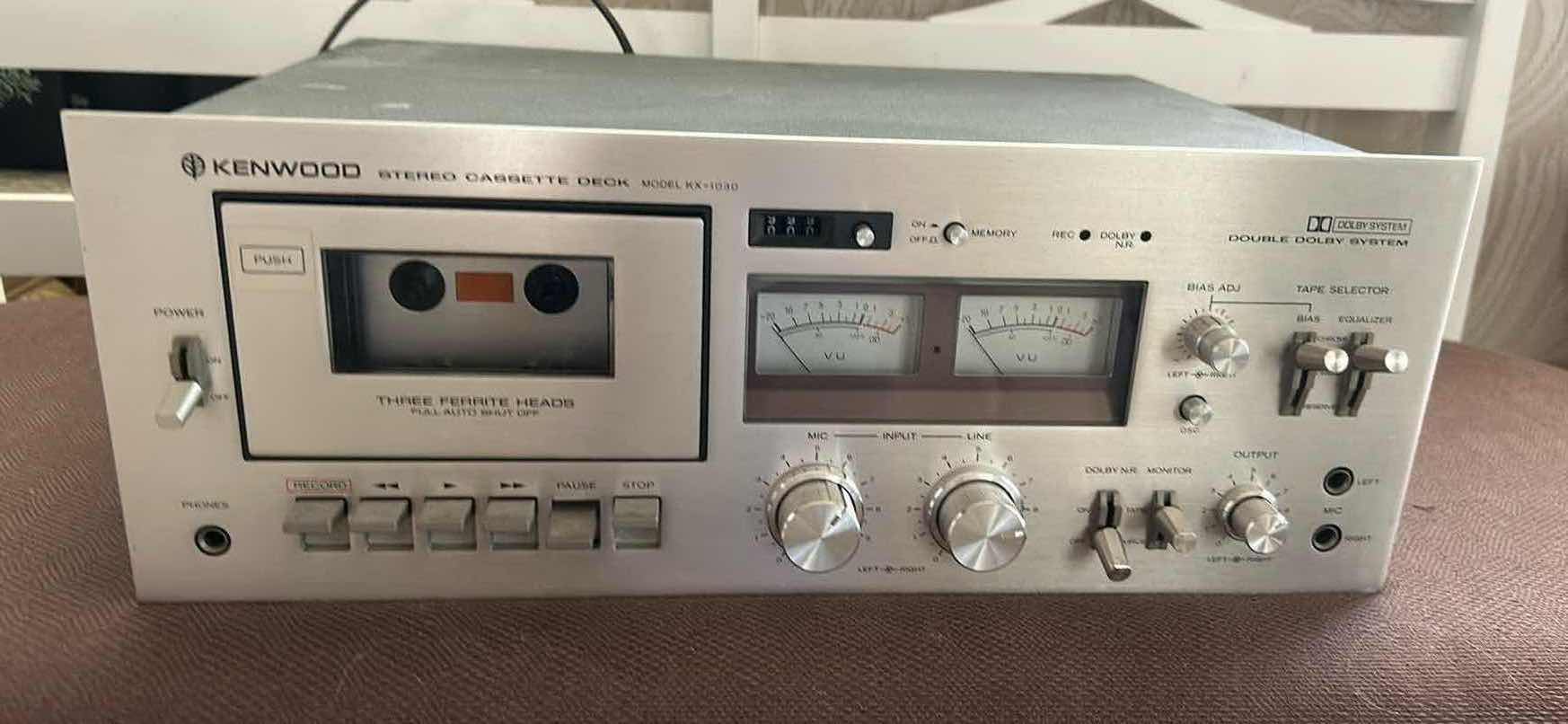 Photo 1 of KENWOOD KX 1030 STEREO 3 HEAD CASSETTE DECK 