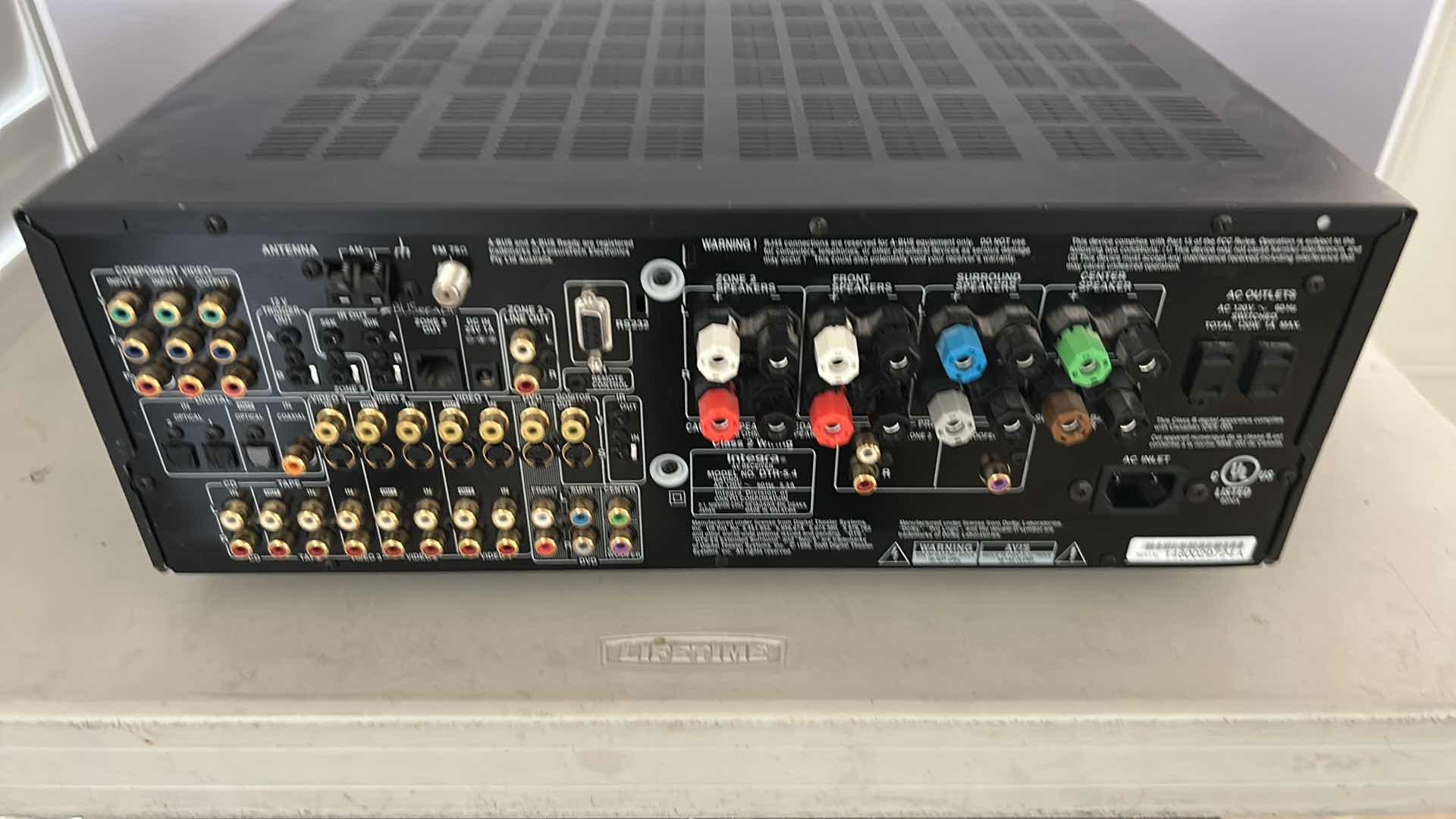 Photo 1 of INTEGRA DTR- 5.4 A/V HOME THEATER RECEIVER 