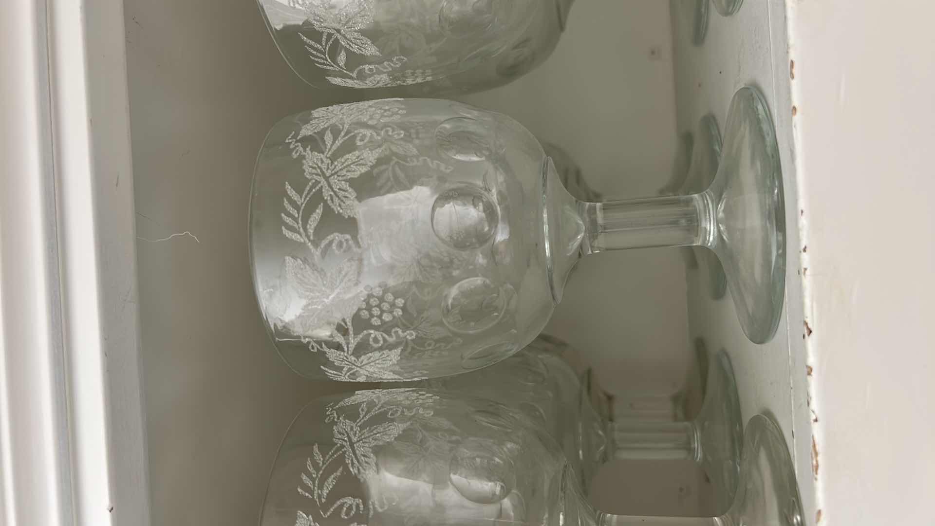 Photo 1 of CONTENTS OF CABINET ASSORTED CASINO GLASSWARE