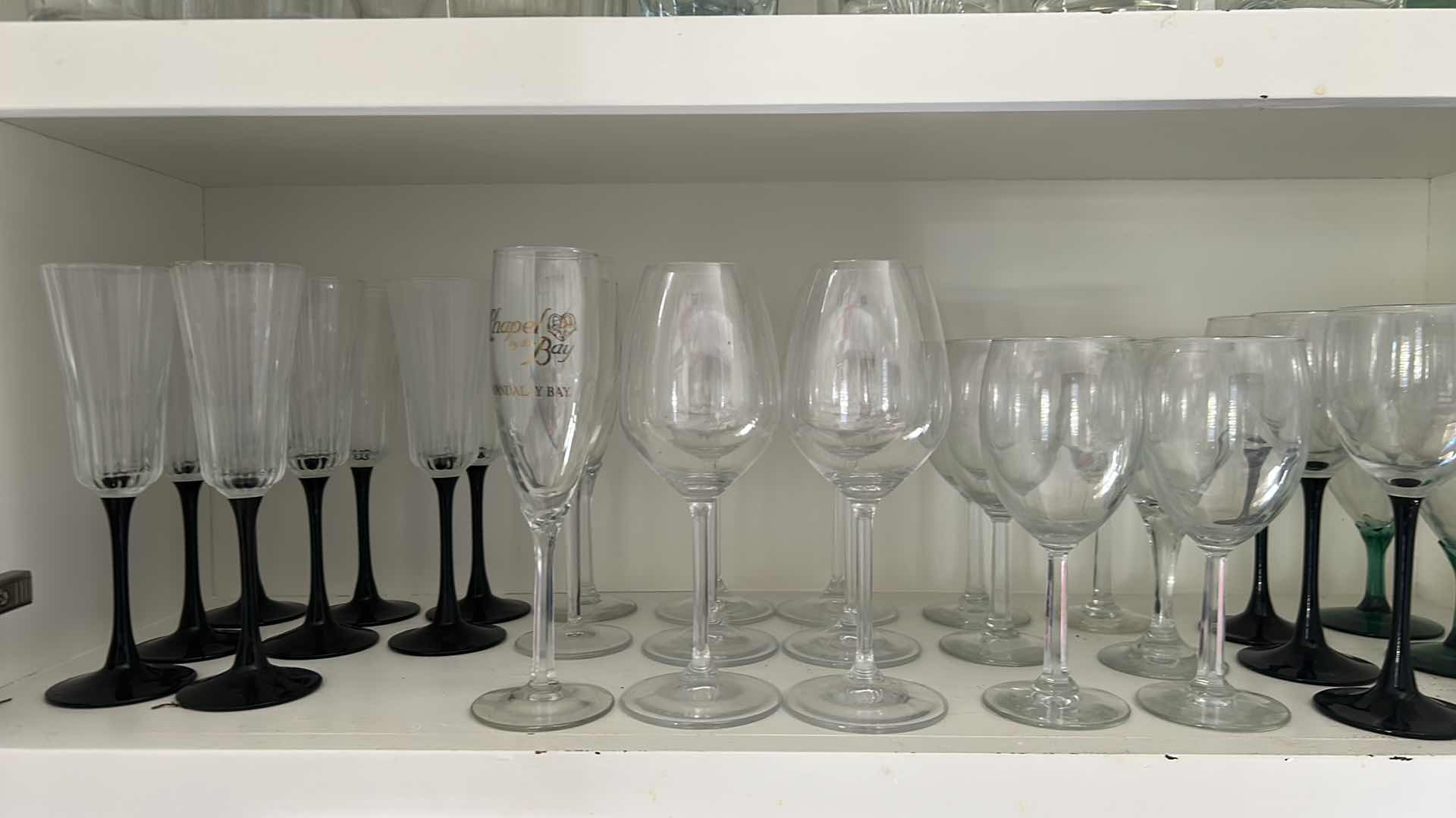 Photo 1 of CONTENTS OF CABINET ASSORTED GLASSWARE