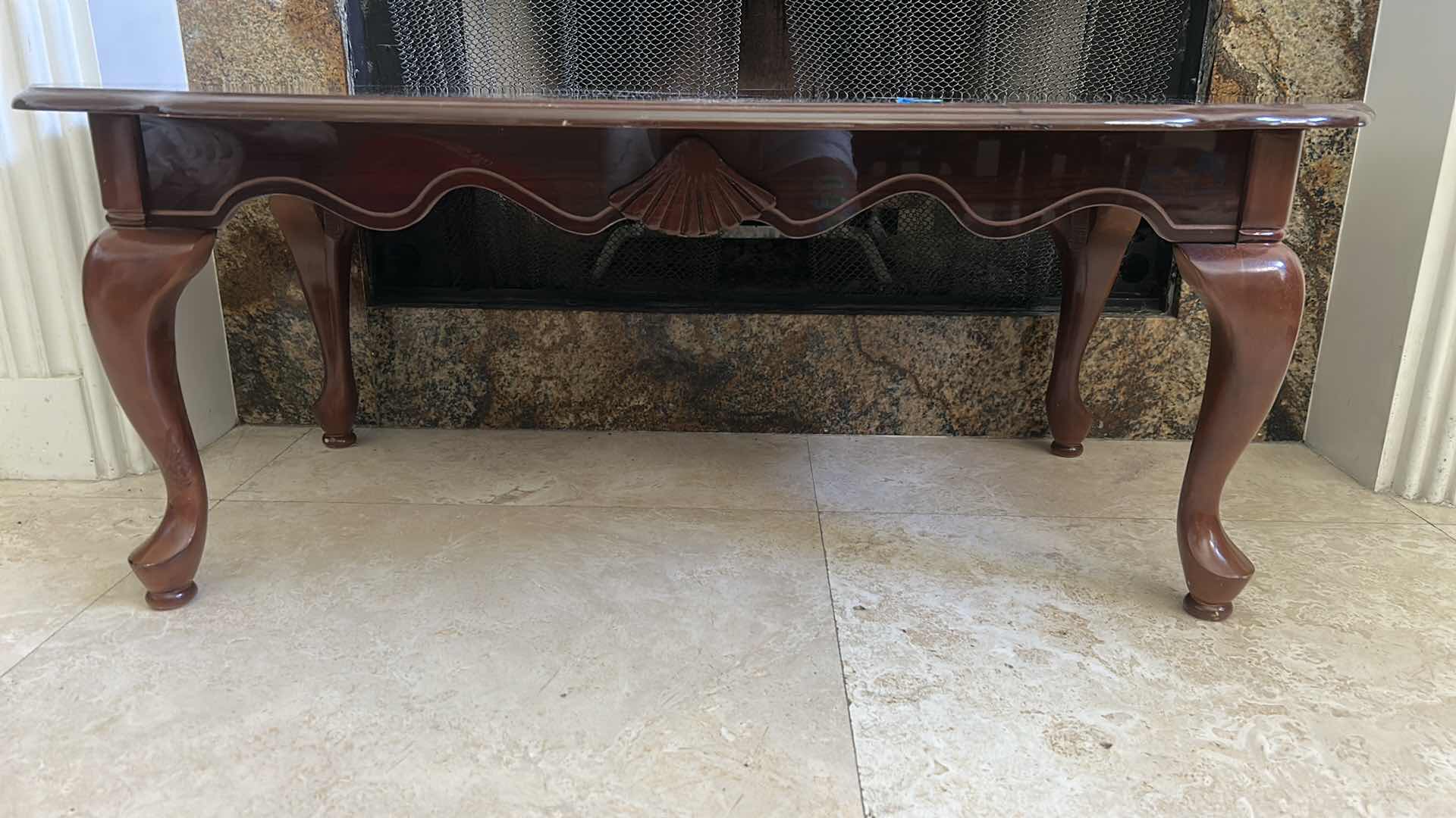 Photo 1 of CHERRY WOOD COCKTAIL TABLE 
45“ x 27“ x H16 1/4”