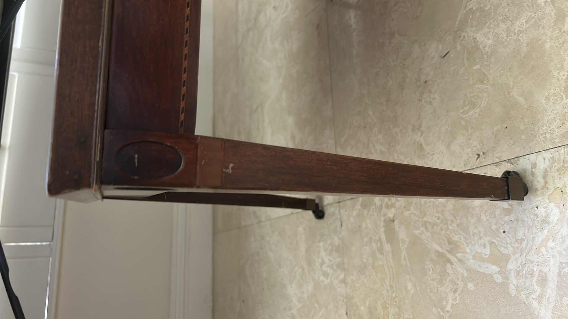 Photo 1 of VINTAGE TONGUE AND GROOVE COFFEE TABLE ON WHEELS 
36 1/2“ x 18 1/2“ x H17”