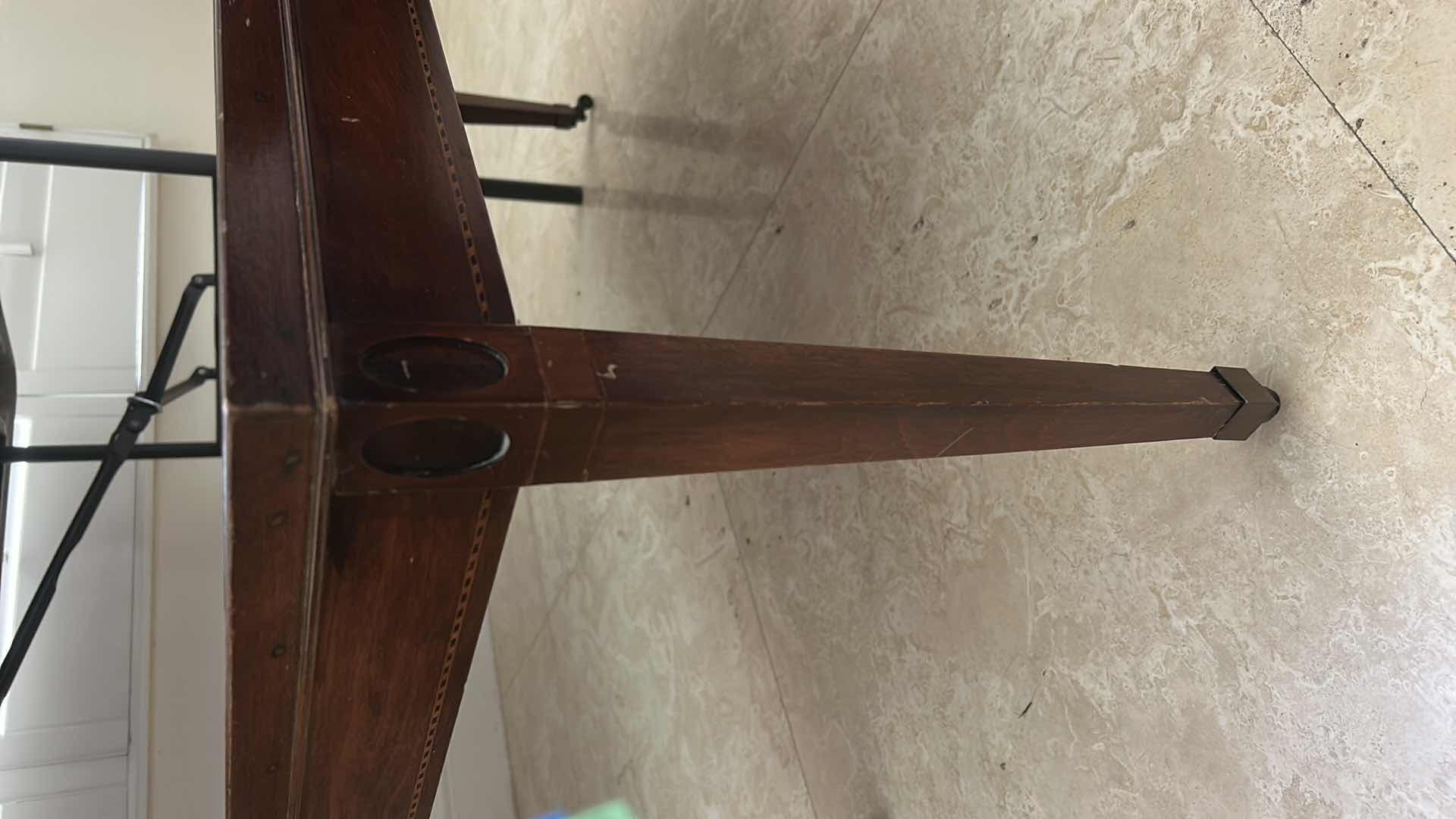 Photo 1 of VINTAGE TONGUE AND GROOVE COFFEE TABLE ON WHEELS 
36 1/2“ x 18 1/2“ x H17”