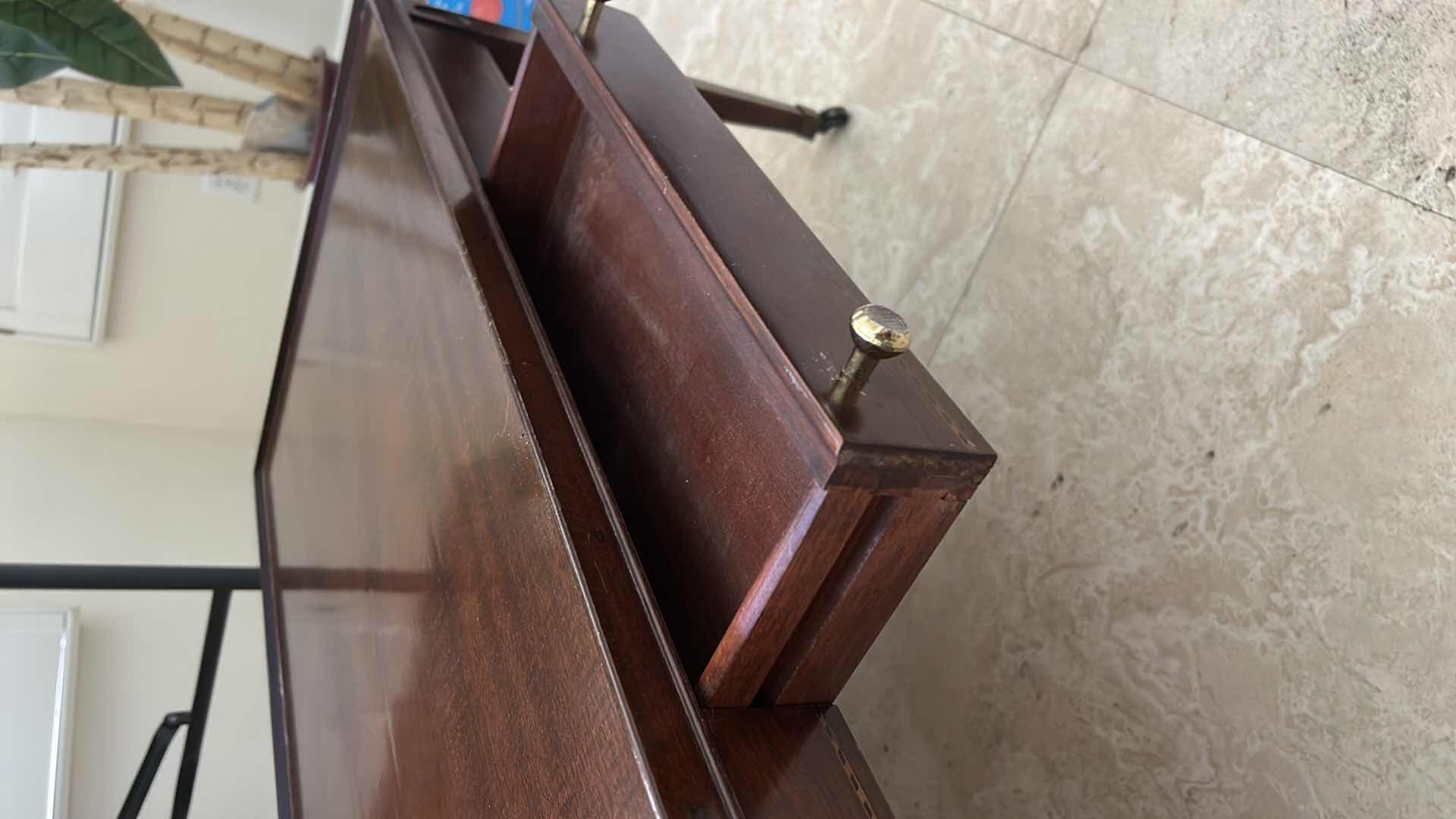 Photo 1 of VINTAGE TONGUE AND GROOVE COFFEE TABLE ON WHEELS 
36 1/2“ x 18 1/2“ x H17”