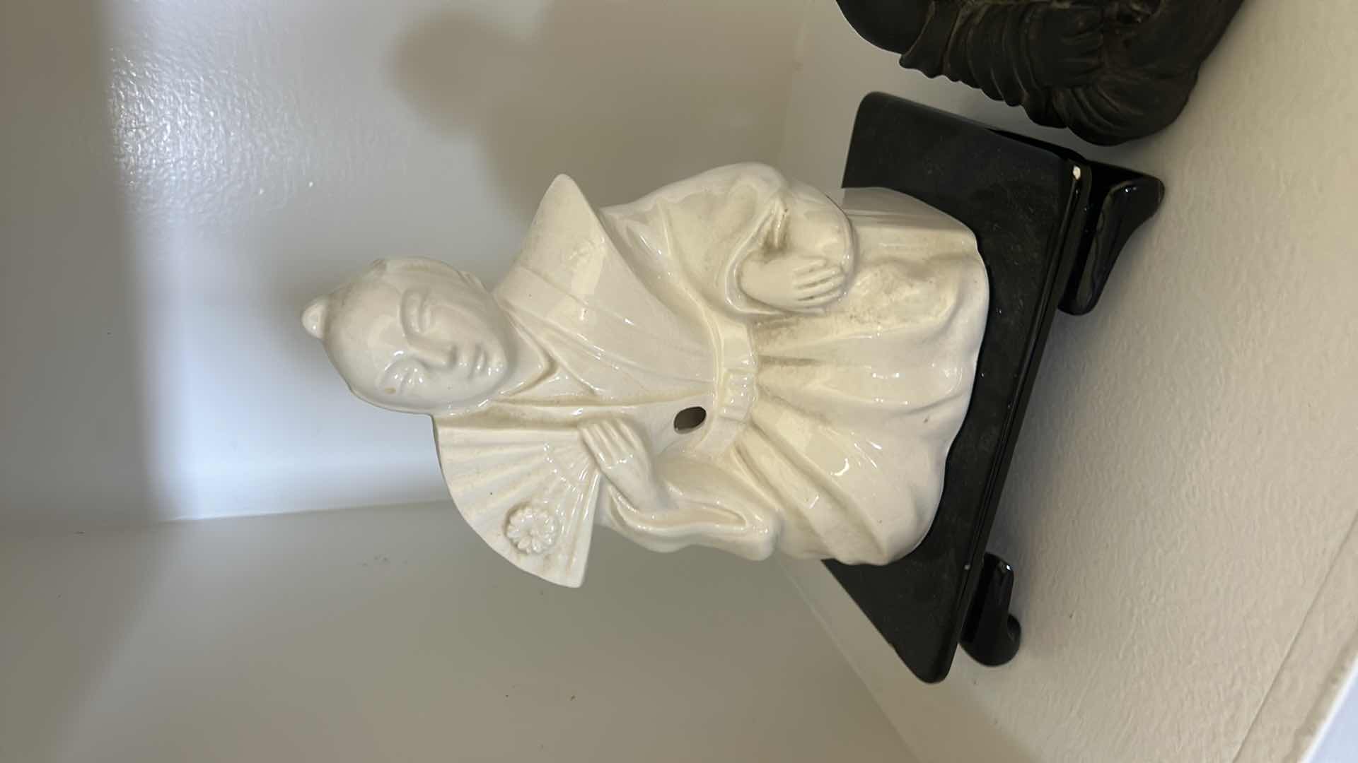 Photo 1 of 2 ASIAN FIGURINES H5”