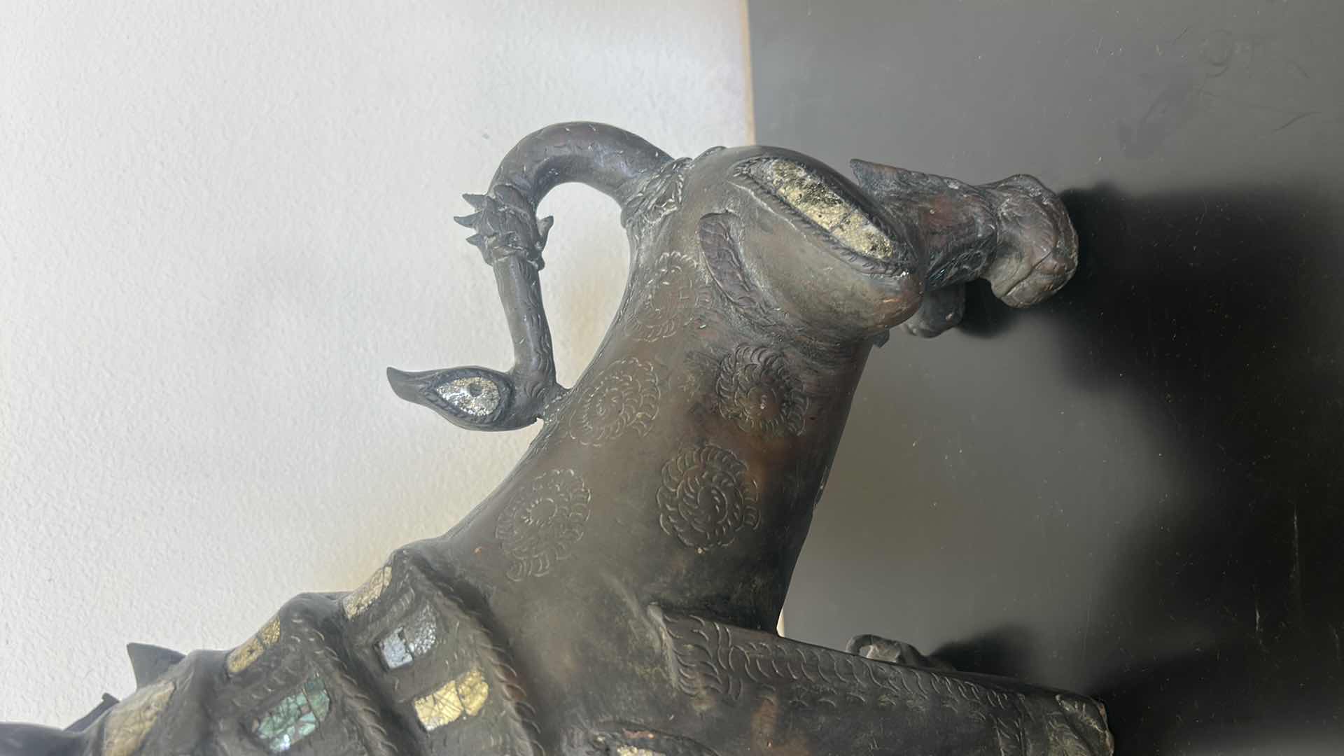 Photo 1 of BRONZE FOO DOG STATUES ($800-$1500) H16.5”