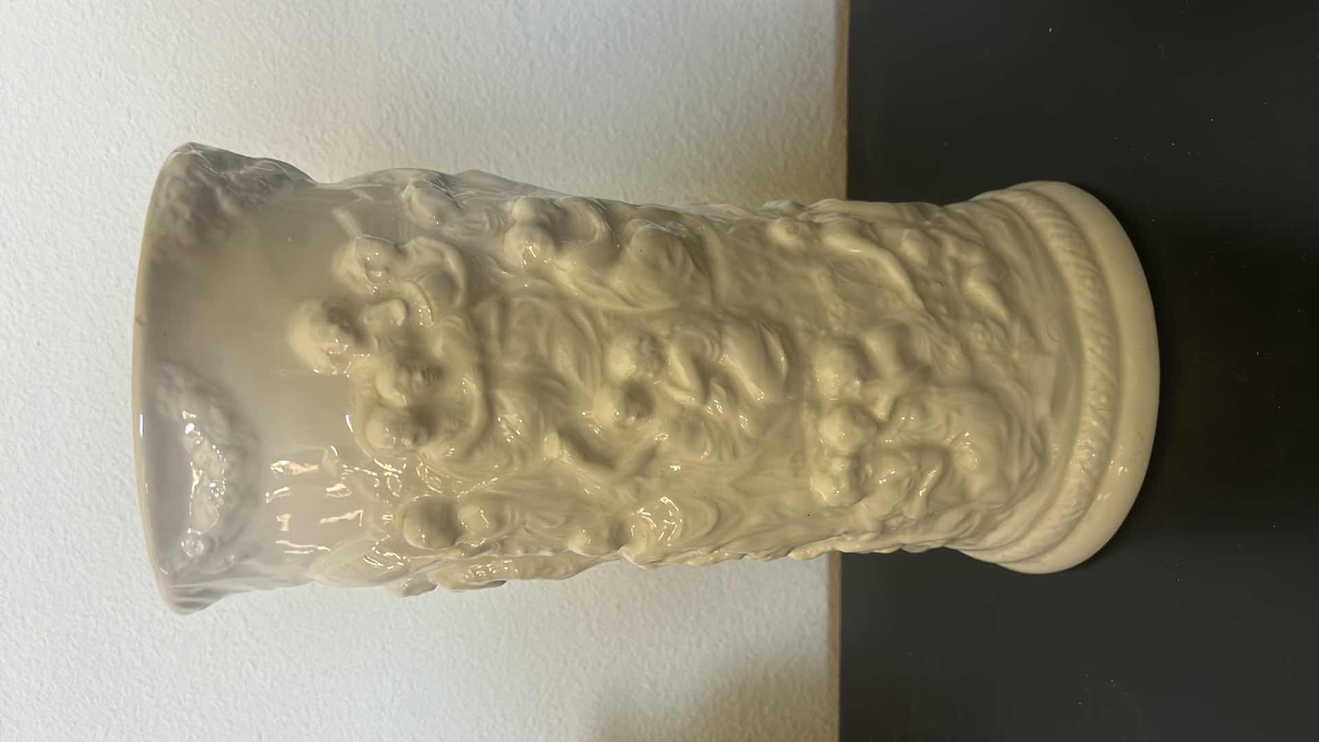 Photo 1 of PORCELAIN VASE, MADE IN ITALY H13.5”