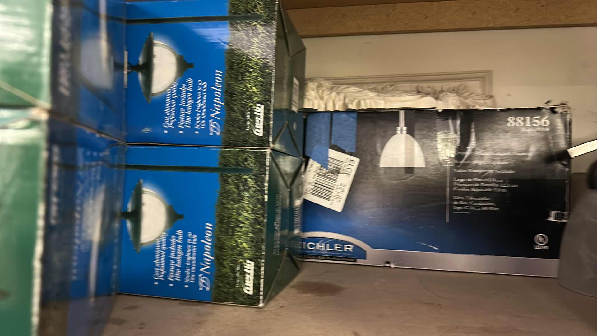 Photo 1 of CONTENTS OF CABINET - LIGHTING FIXTURES
