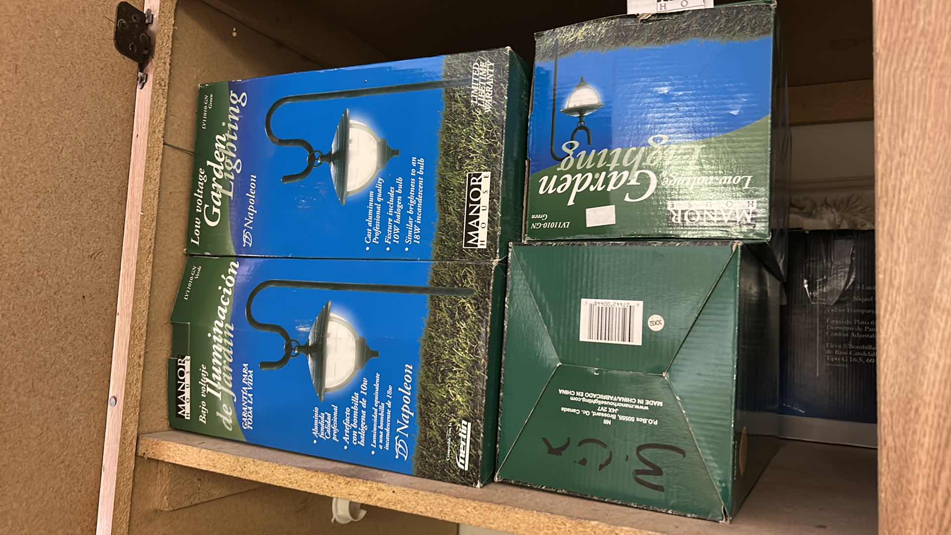 Photo 1 of CONTENTS OF CABINET - LIGHTING FIXTURES