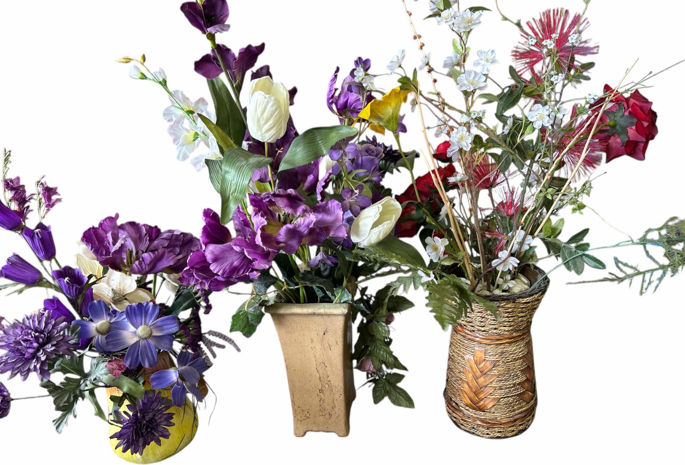 Photo 1 of 3 FAUX FLOWER ARRANGEMENTS