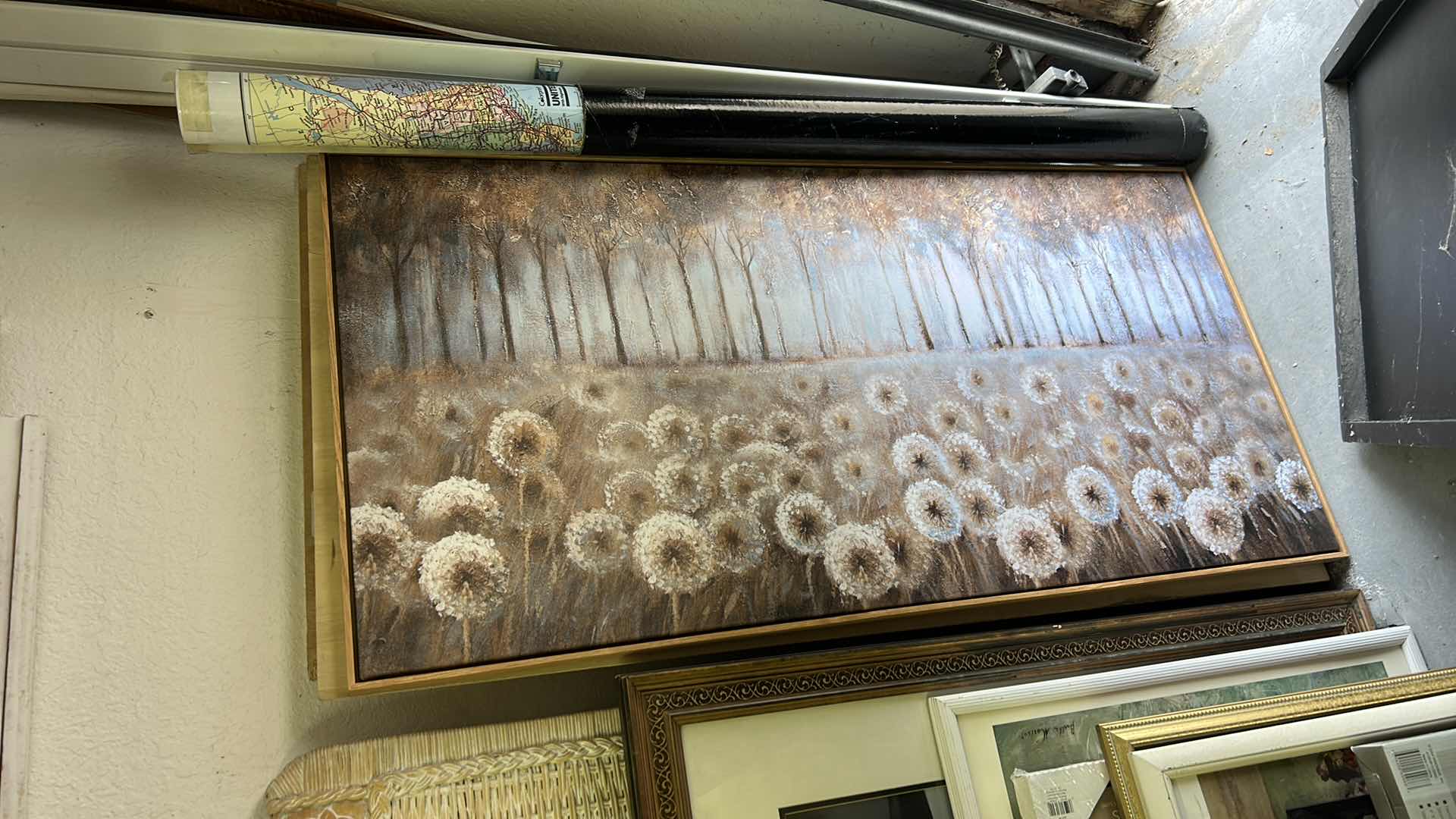 Photo 1 of STACK OF ARTWORK  LARGEST 23” x H48”