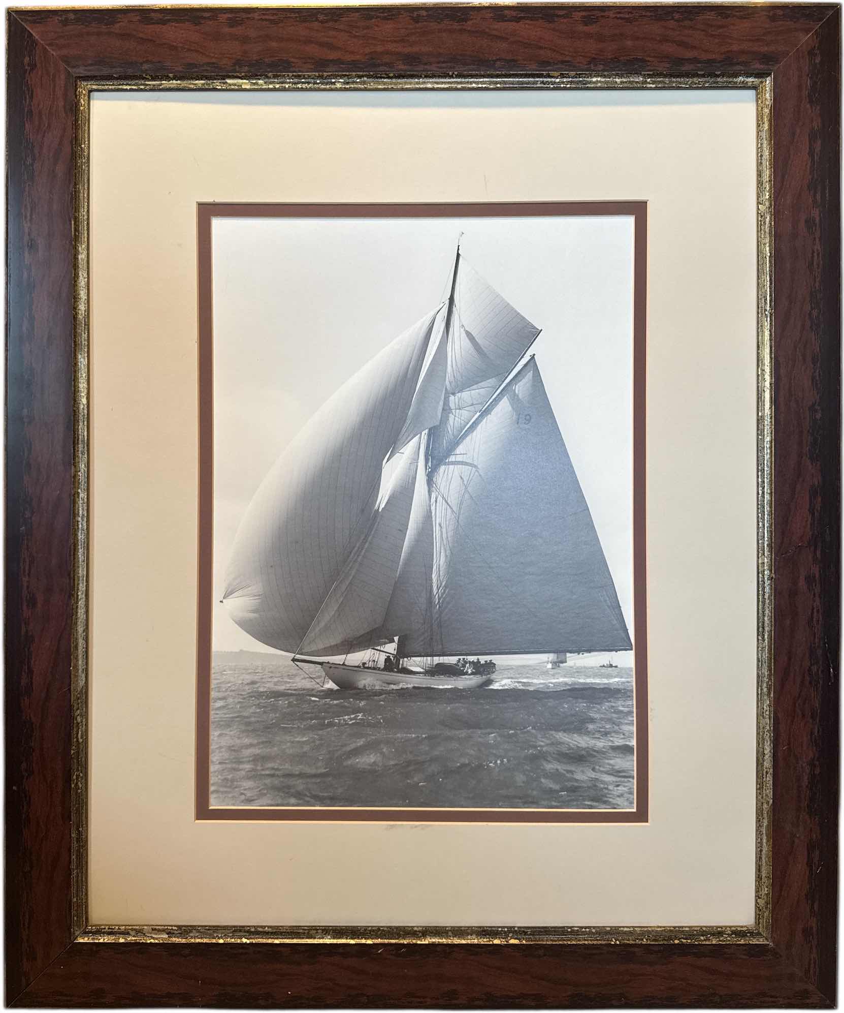 Photo 1 of VINTAGE WOODEN FRAMED ART PRINT BY BEKEN OF COWES CANDIDA 1923
W30” X L36”