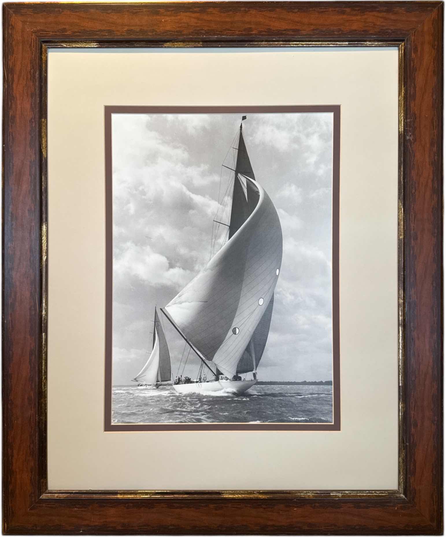 Photo 1 of VINTAGE WOODEN FRAMED ART PRINT BY BEKEN OF COWES CANDIDA 1923
W30” X L36”

